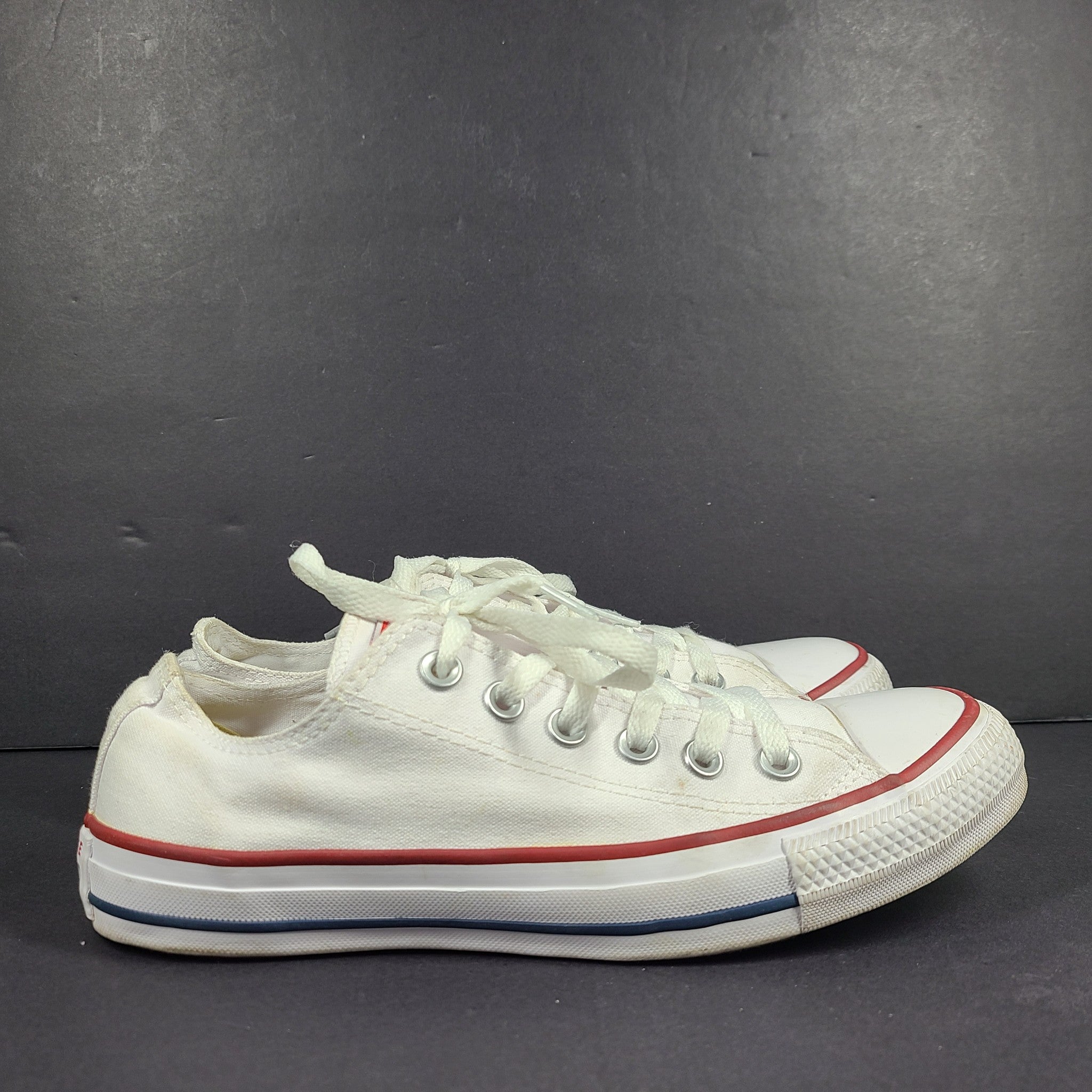 Converse Chuck Taylor All Star CTAS Low Top Sneakers Optical White Sz US 5.5