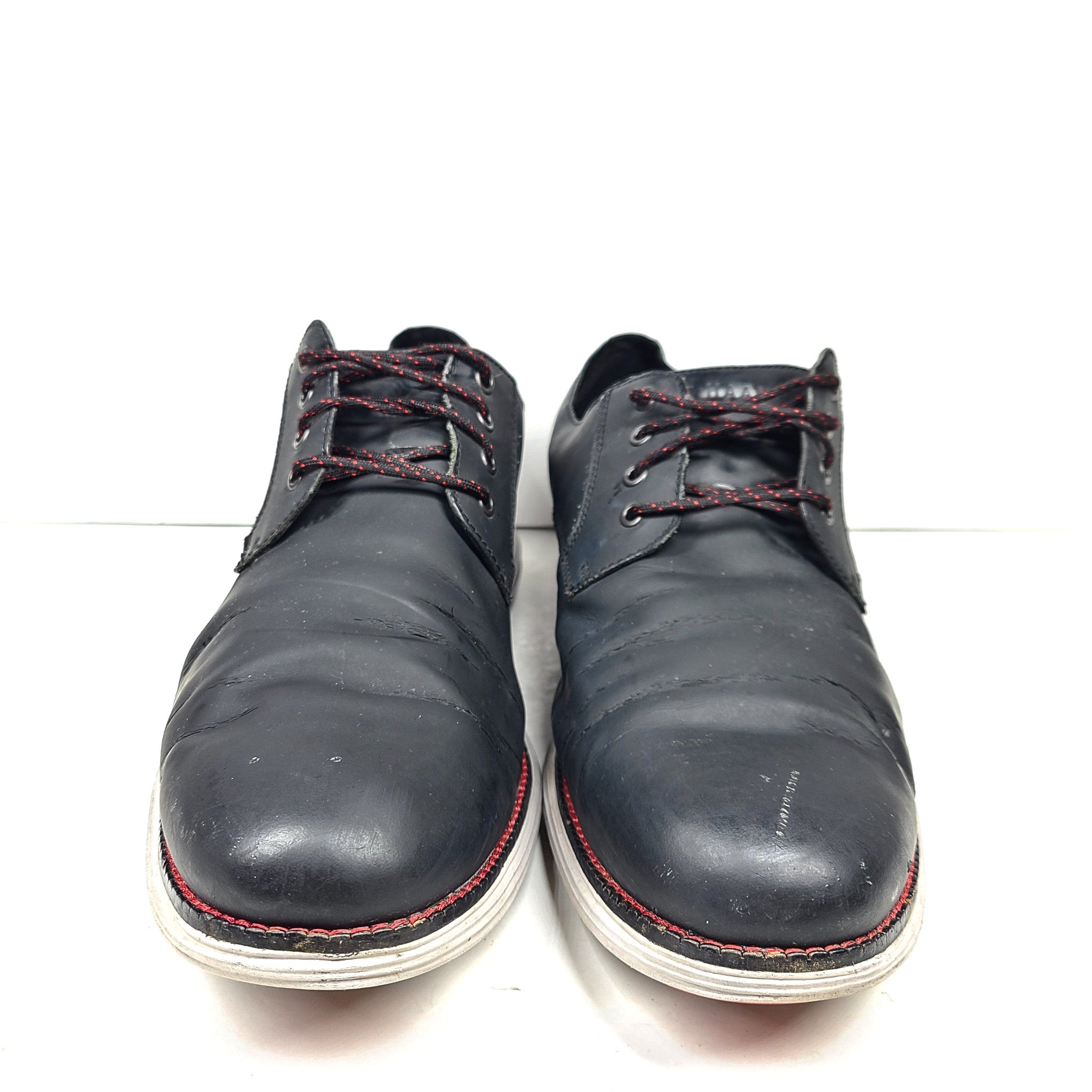 Cole Haan Men's Original Grand Leather Oxford Derby Shoes Matte Black C27997 13