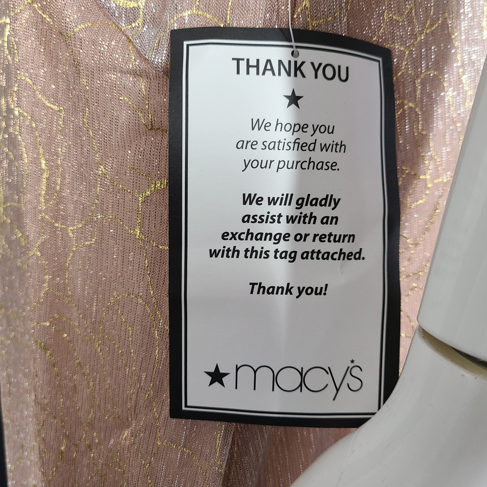 Adrianna Papell Women's Metallic Mesh Draped Dress Gown Fit & Flare Rose Gold 6