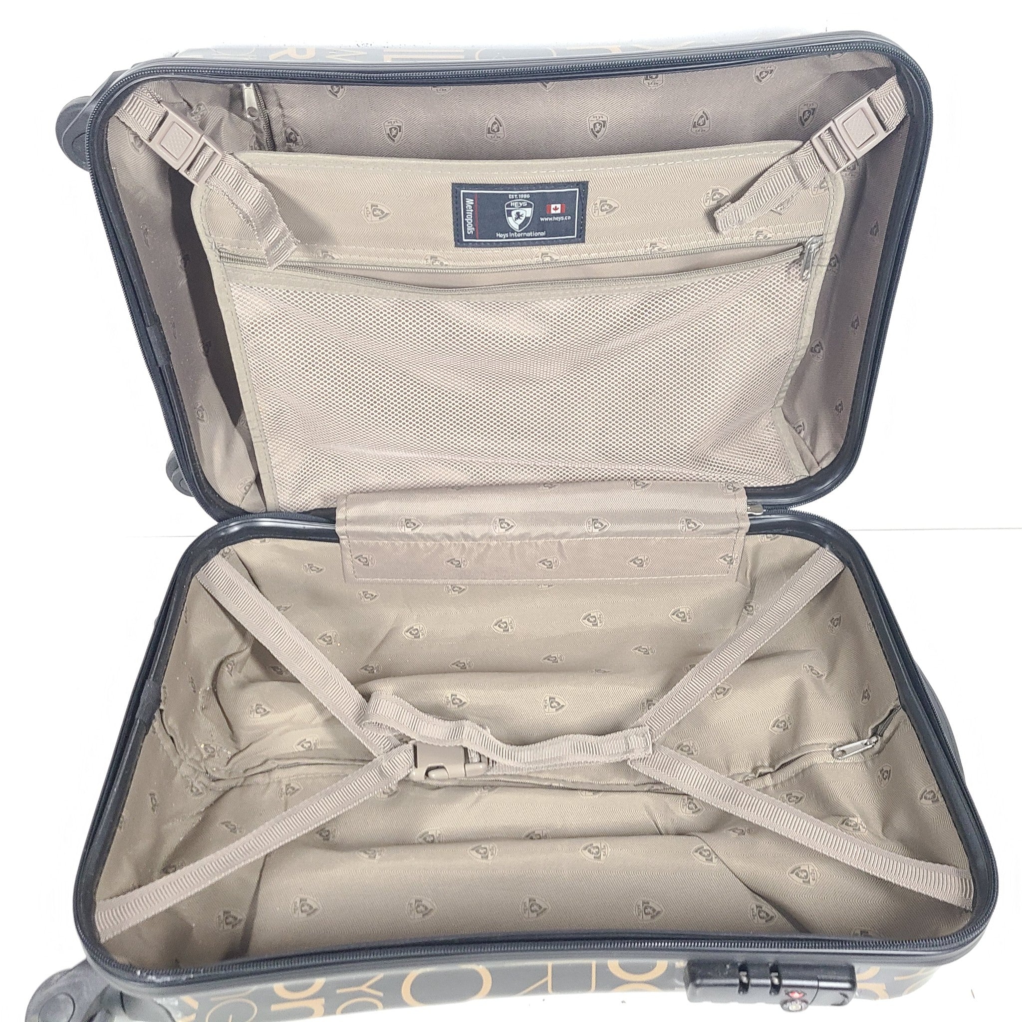 Heys Metropolis 21" Spinner Carry On Cabin Luggage Hardcase Locking City Print