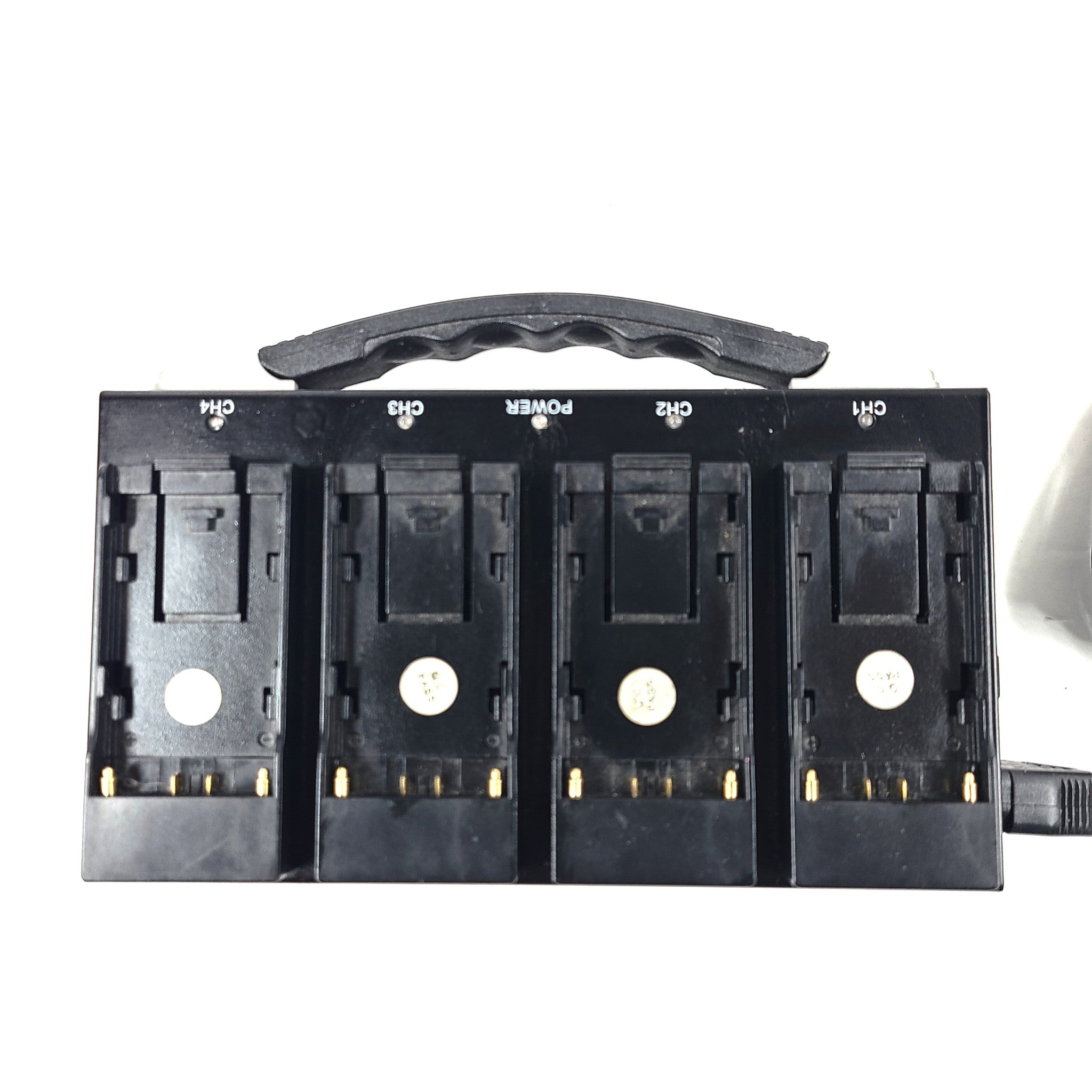 Dynacore DV-FSP 4 Position Charger for Sony L NP-F and Panasonic D54 batteries