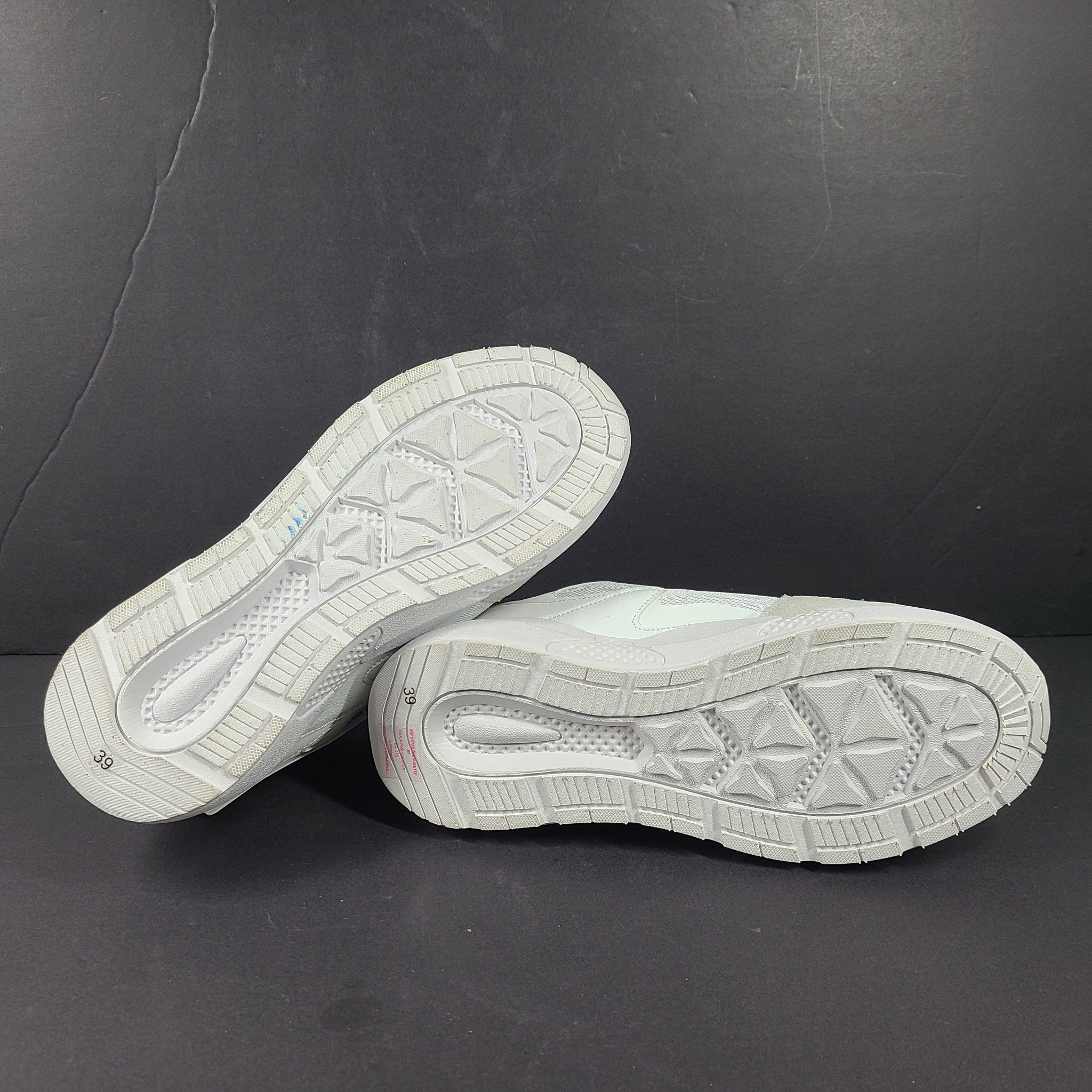 Kappa Logo Beirut Unisex Sneakers Running Shoes Shoes White Gray Sz 7