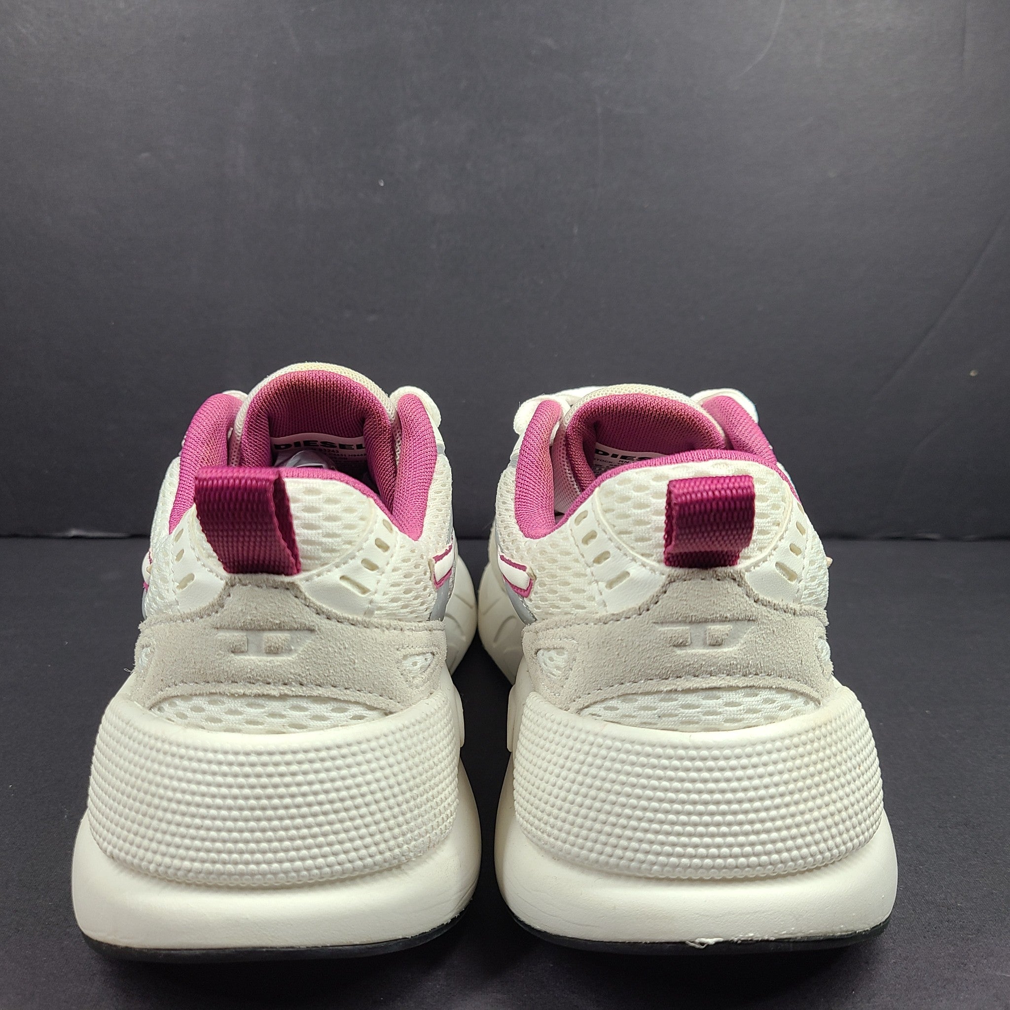 Diesel Women's S-Serendipity Sport W Sneakers Shoes Y02867 White Purple Sz 8.5