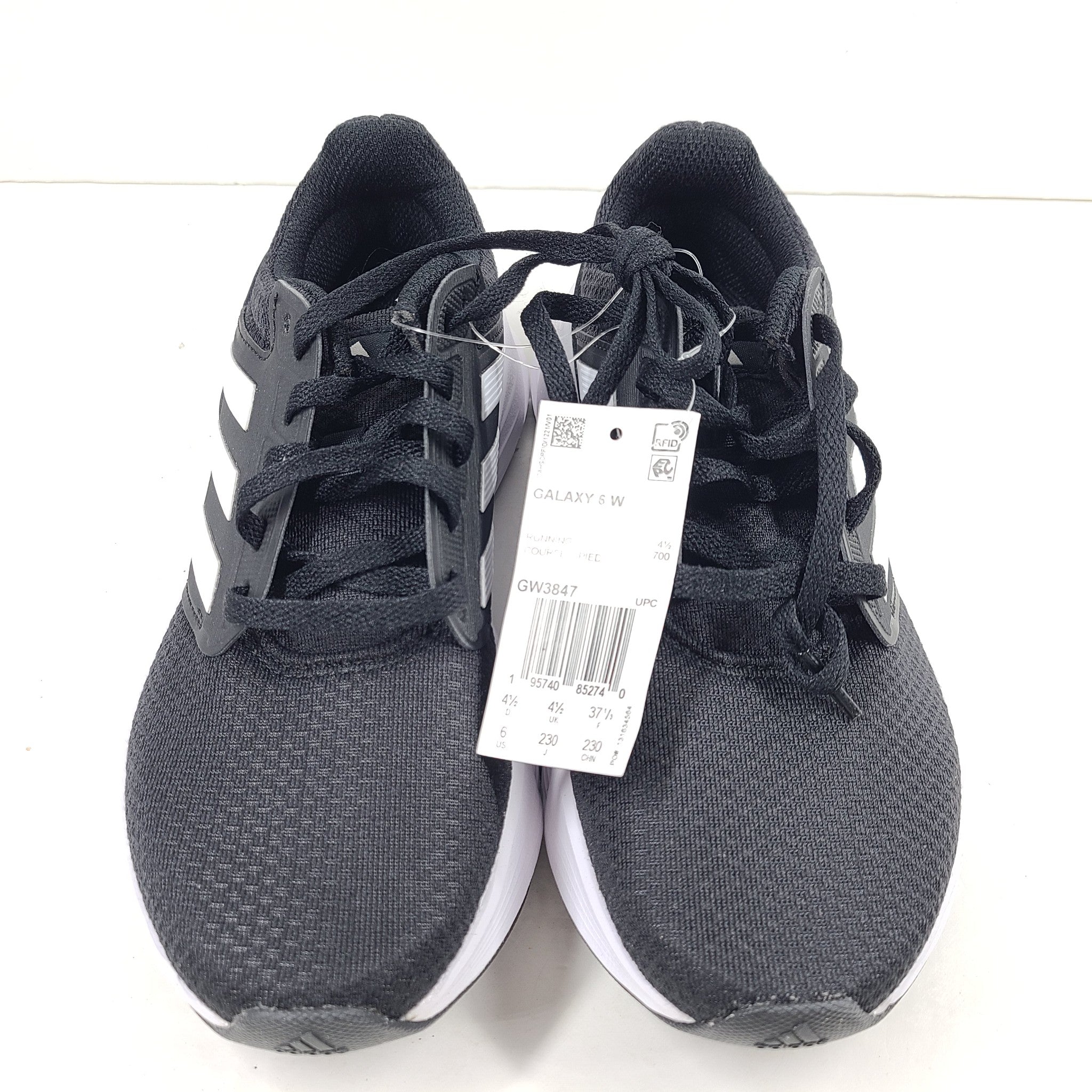 Adidas Women's Galaxy 6 Running Shoes GW3847 Black Sz 6