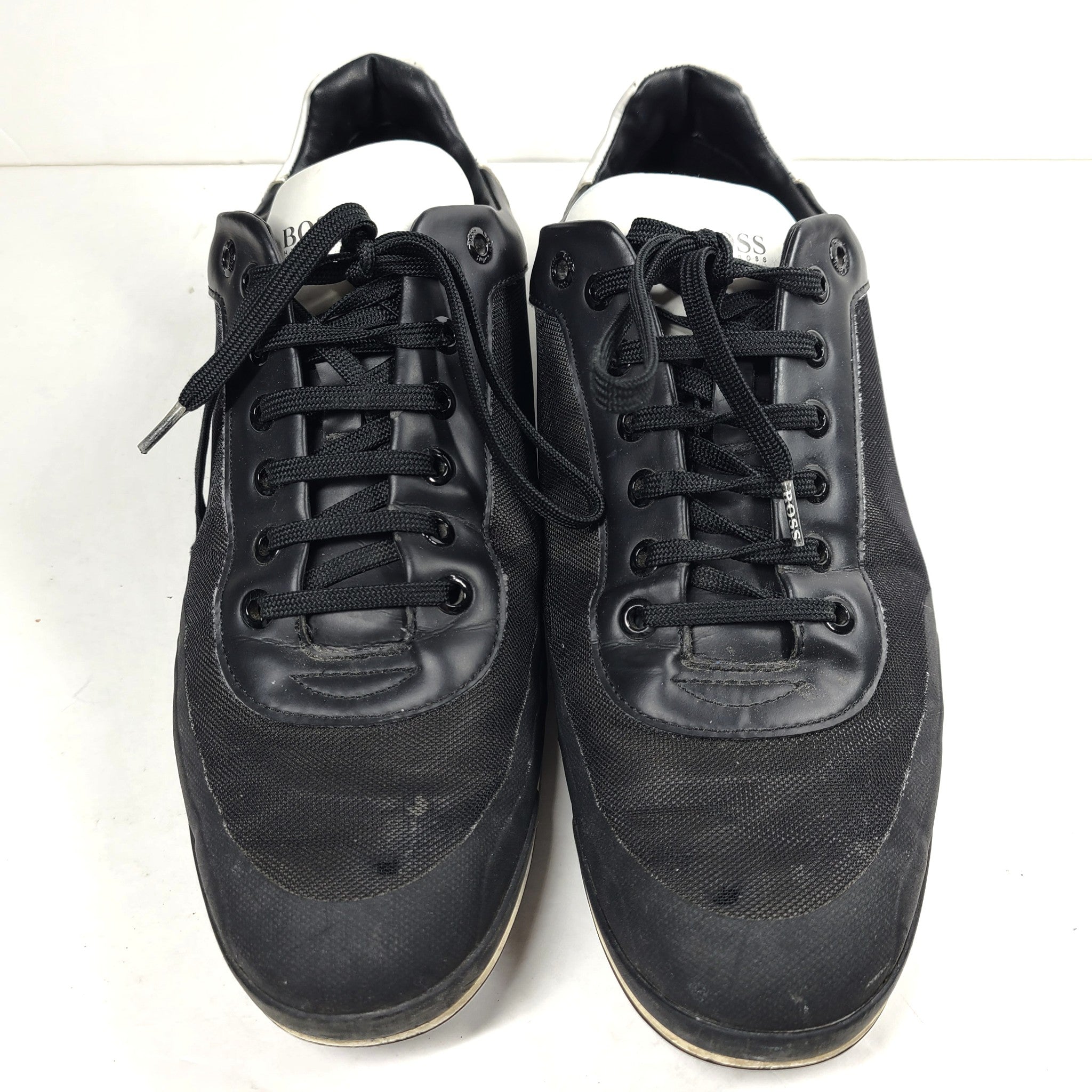 Hugo Boss Men's Saturn Low Top Sneakers Reflective Casual Black US 10