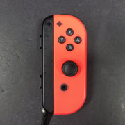 Genuine OEM Nintendo Switch Right Joy Con Controller Neon + Strap- Red HAC-016