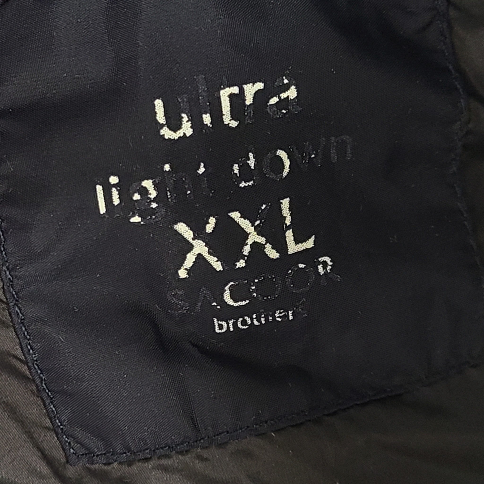 Sacoor Brothers Men's Ultra Light Down Vest Black Sz XXL READ