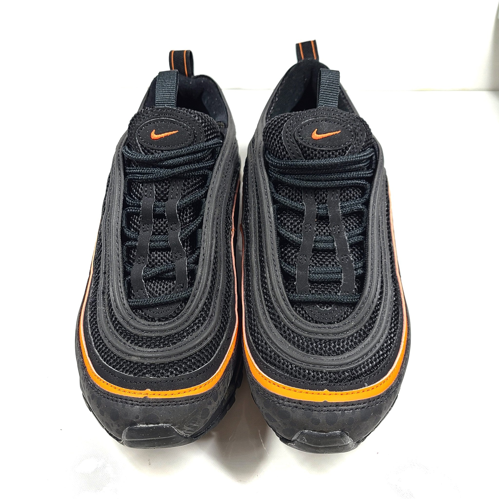 Nike Boys' GS AIR MAX 97 Sneakers DX3088-001 Sneakers Black Orange Sz 5.5Y