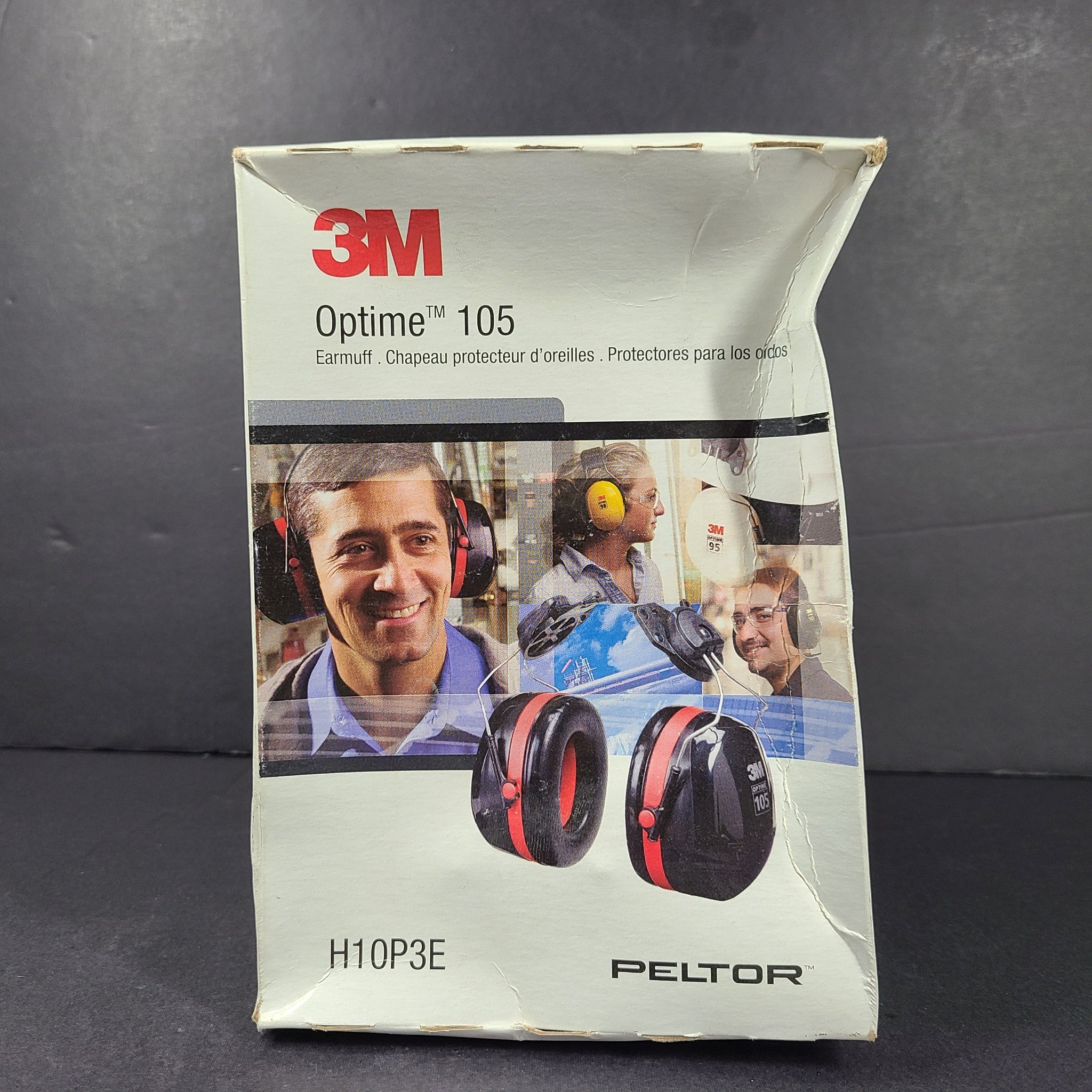 3M PELTOR Optime 105 Cap-Mount Earmuffs H10P3E