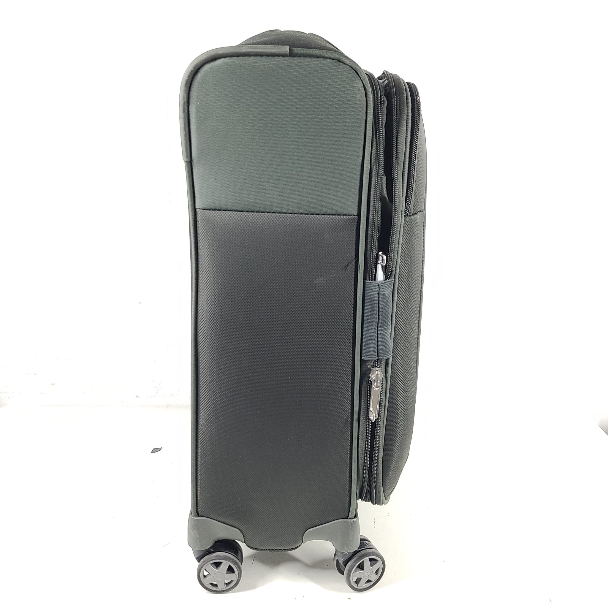 Samsonite 21" D'Lite Spinner Carry On Cabin Soft Shell Luggage TSA Lock Green