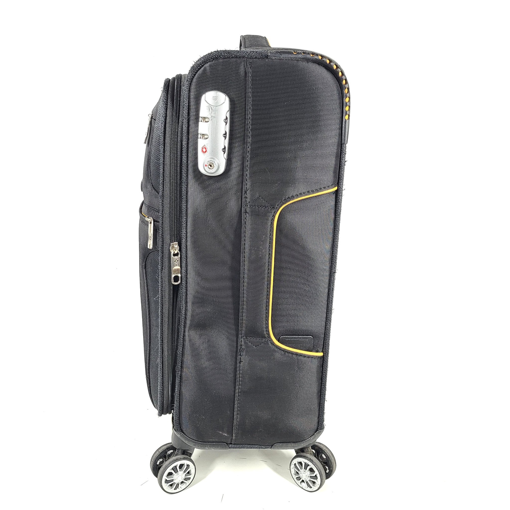Samsonite 20" Bahia Spinner Carry On Cabin Softshell Luggage TSA Lock Black