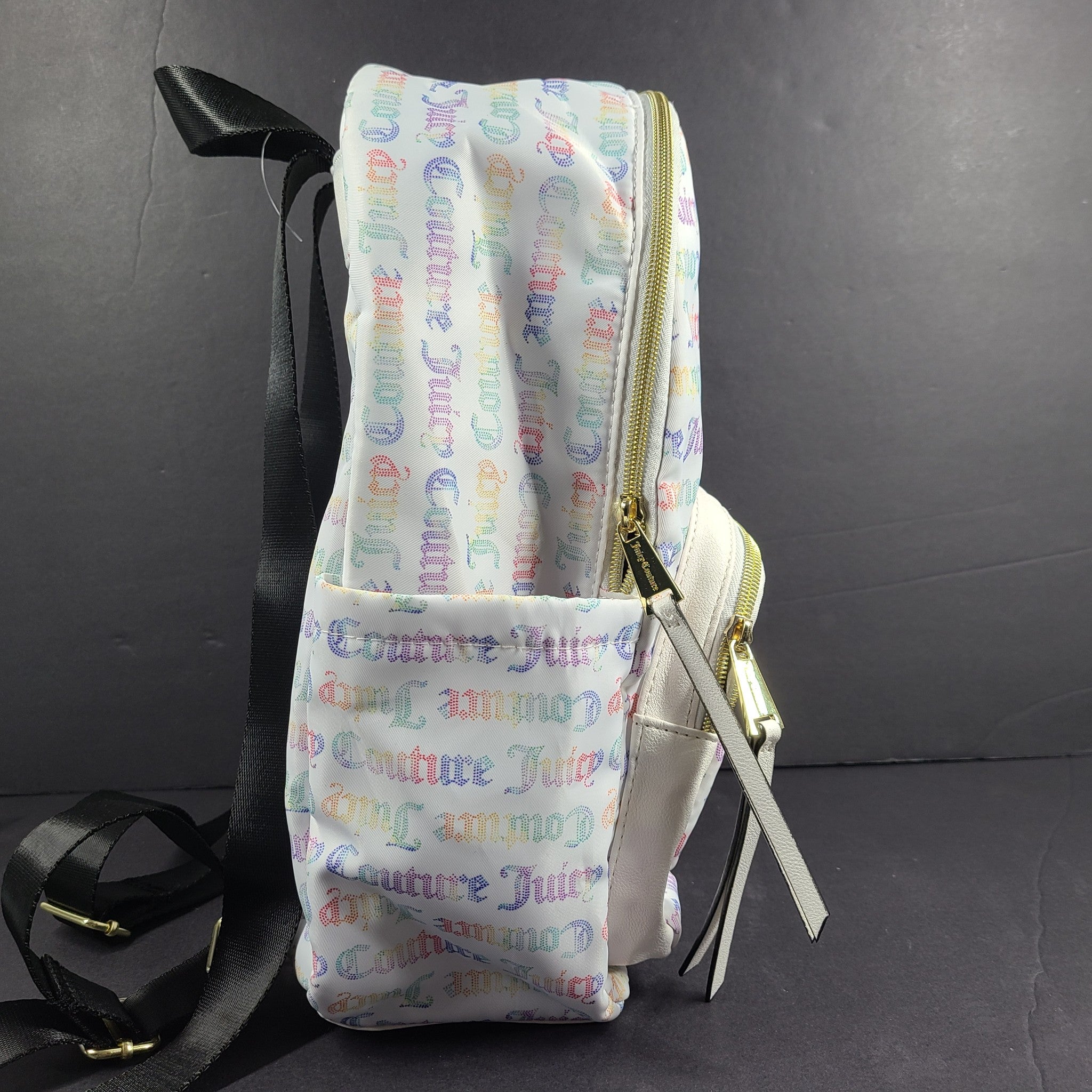 Juicy Couture Backpack Rainbow Logo with Coin Pouch