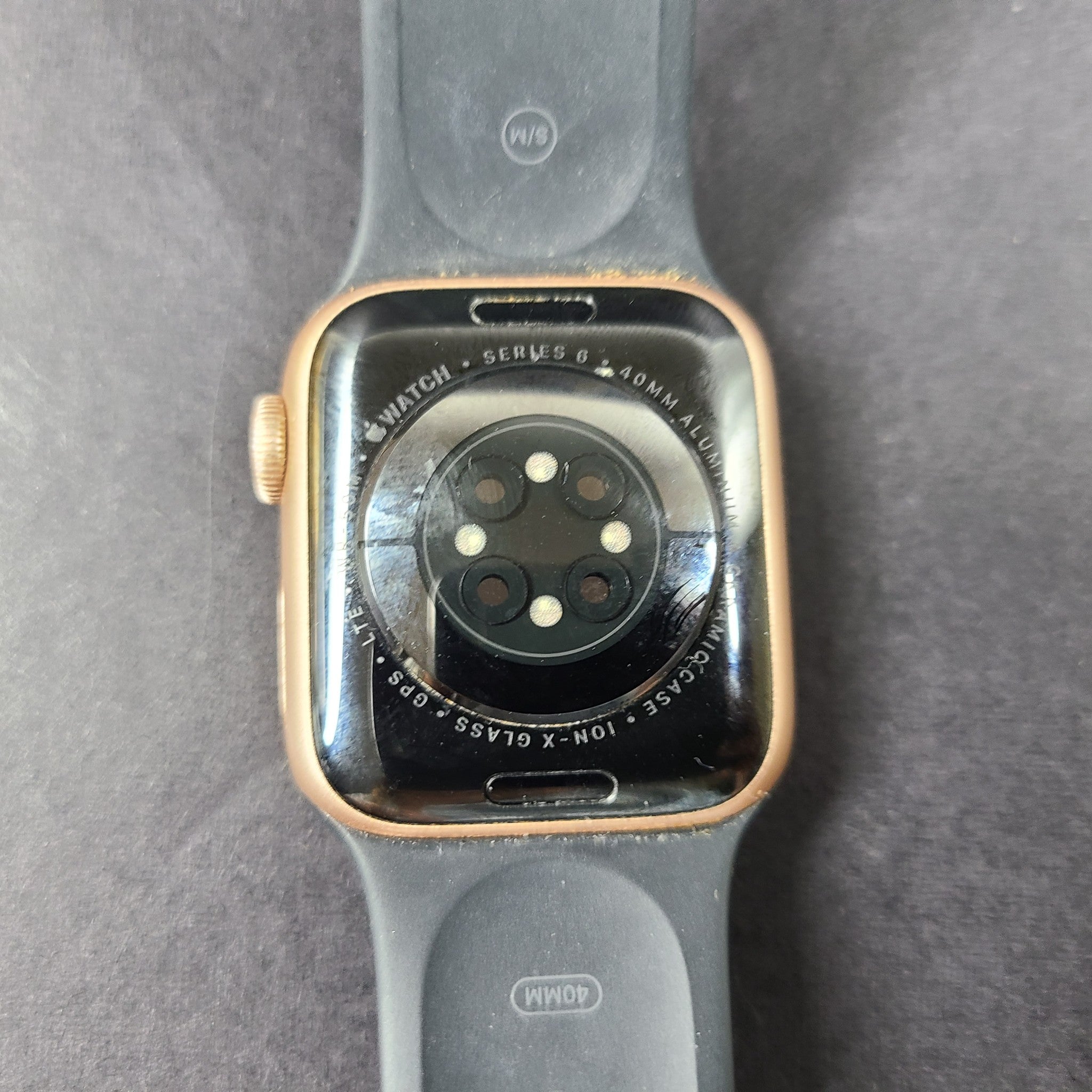 Apple Watch Series 6 40MM GPS+LTE A2293 Aluminum Ceramic Case w/ S/M Band READ