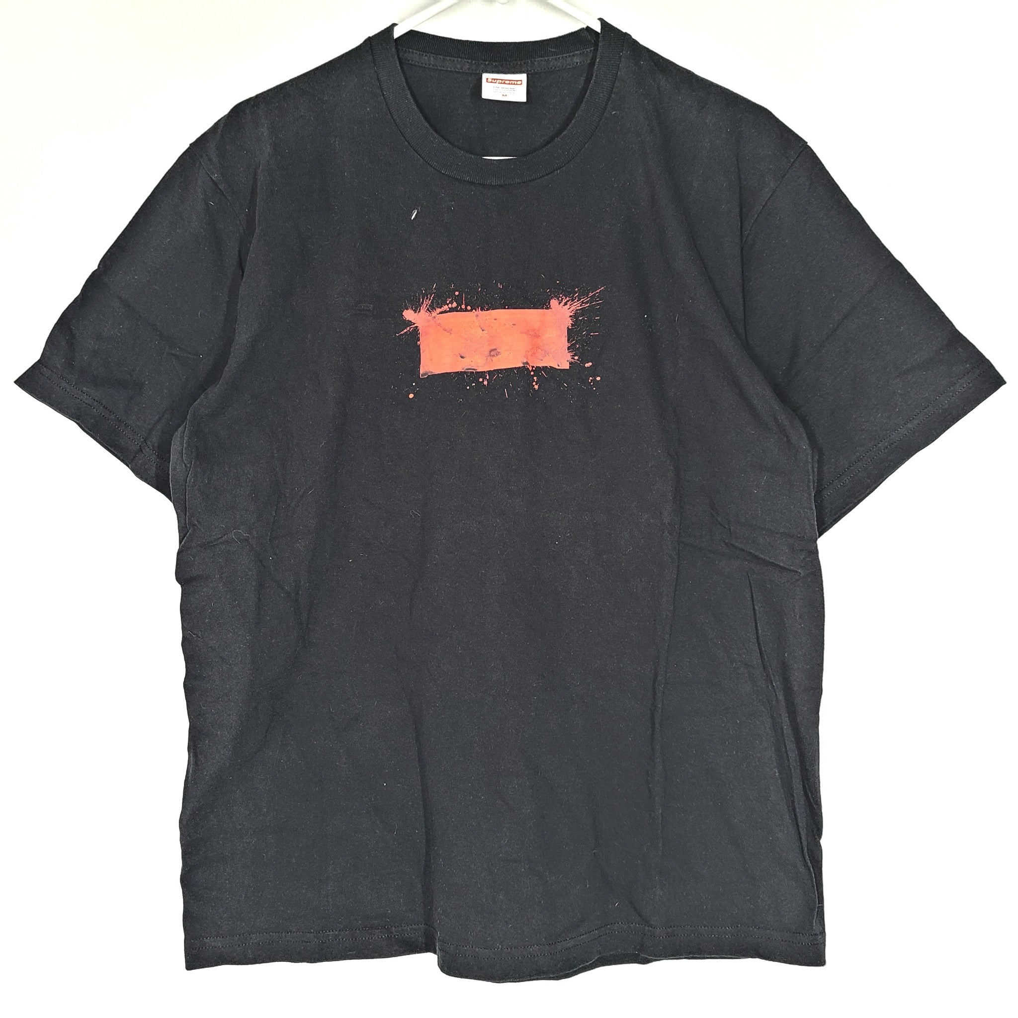 Supreme Men's Ralph Steadman Box Logo Tee T-Shirt Black Sz M
