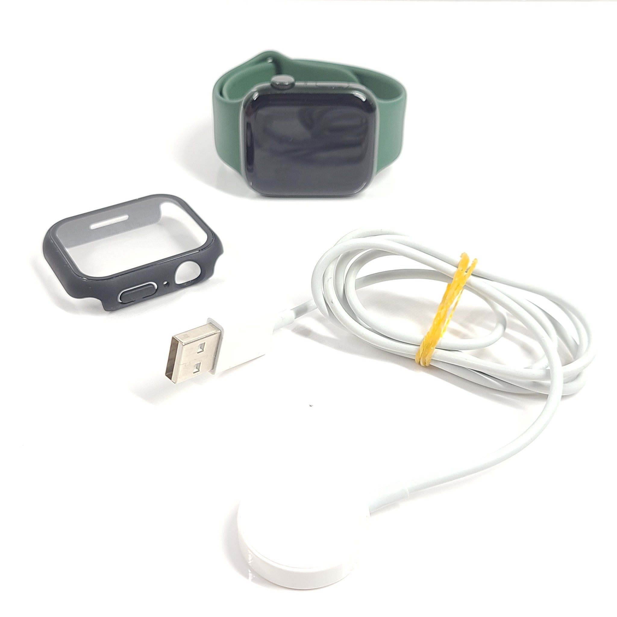 Apple Watch Series 7 45MM A2474 Aluminum + Ceramic Case GPS only - M/L Band