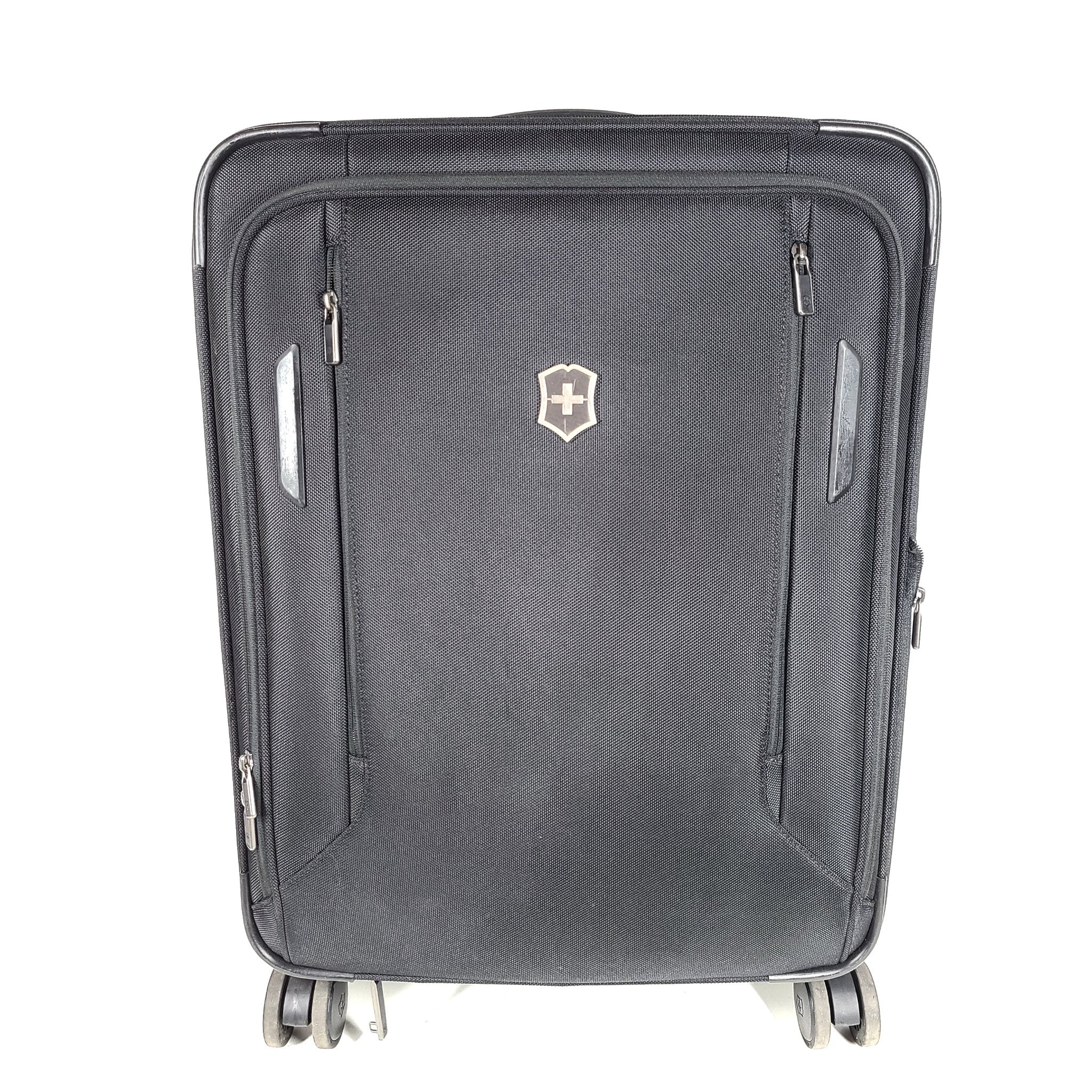 Victorinox 25" VX Avenue Softside Spinner Suitcase Luggage Black Locking 605920