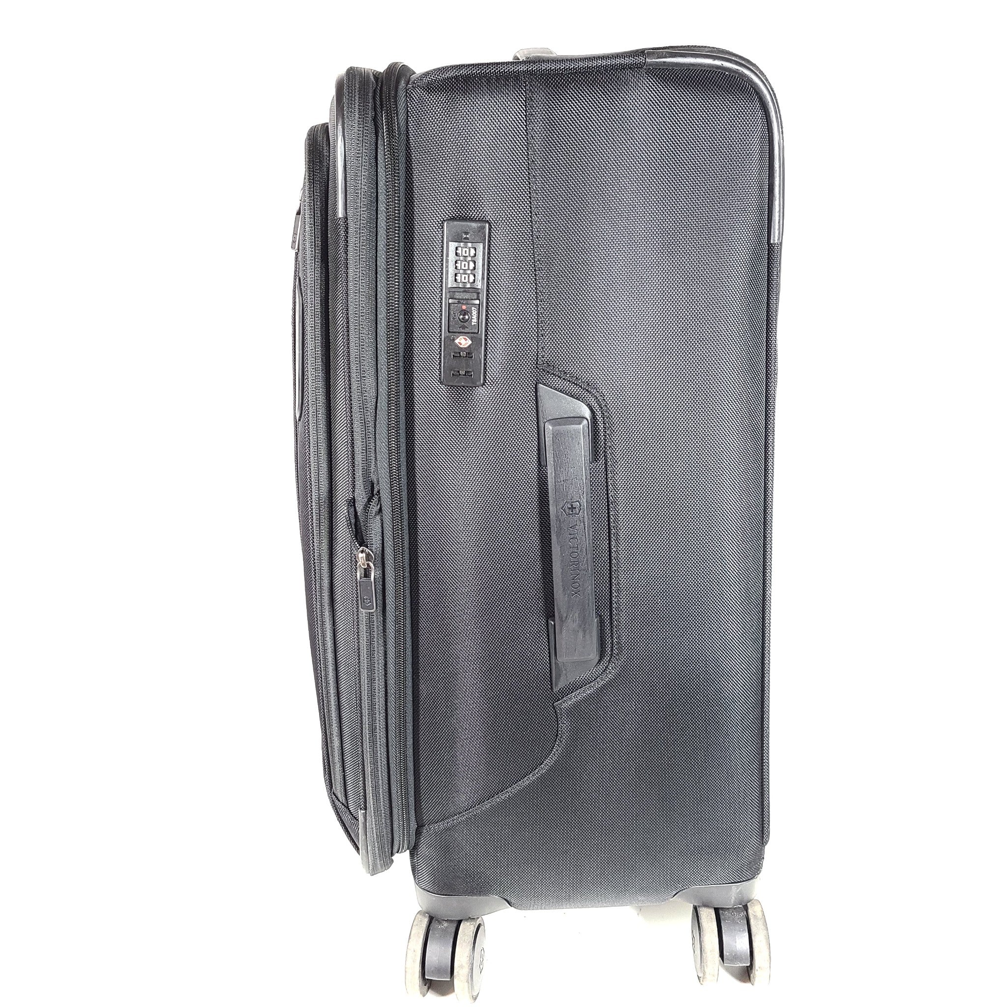 Victorinox 25" VX Avenue Softside Spinner Suitcase Luggage Black Locking 605920