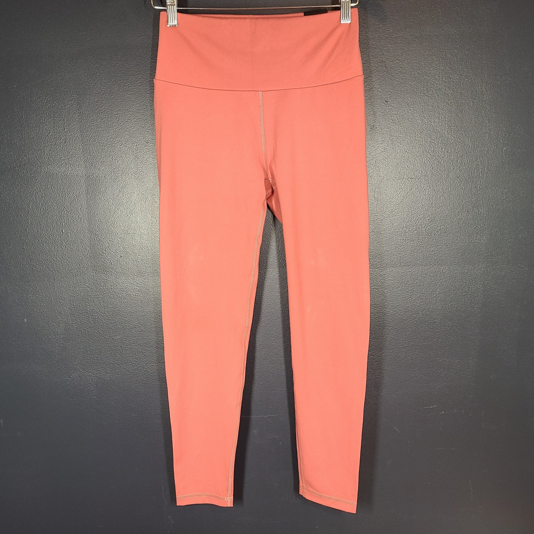 adidas Women's Yoga Essentials High-Waisted Leggings Tight-Fit Red HL2339 L NWT