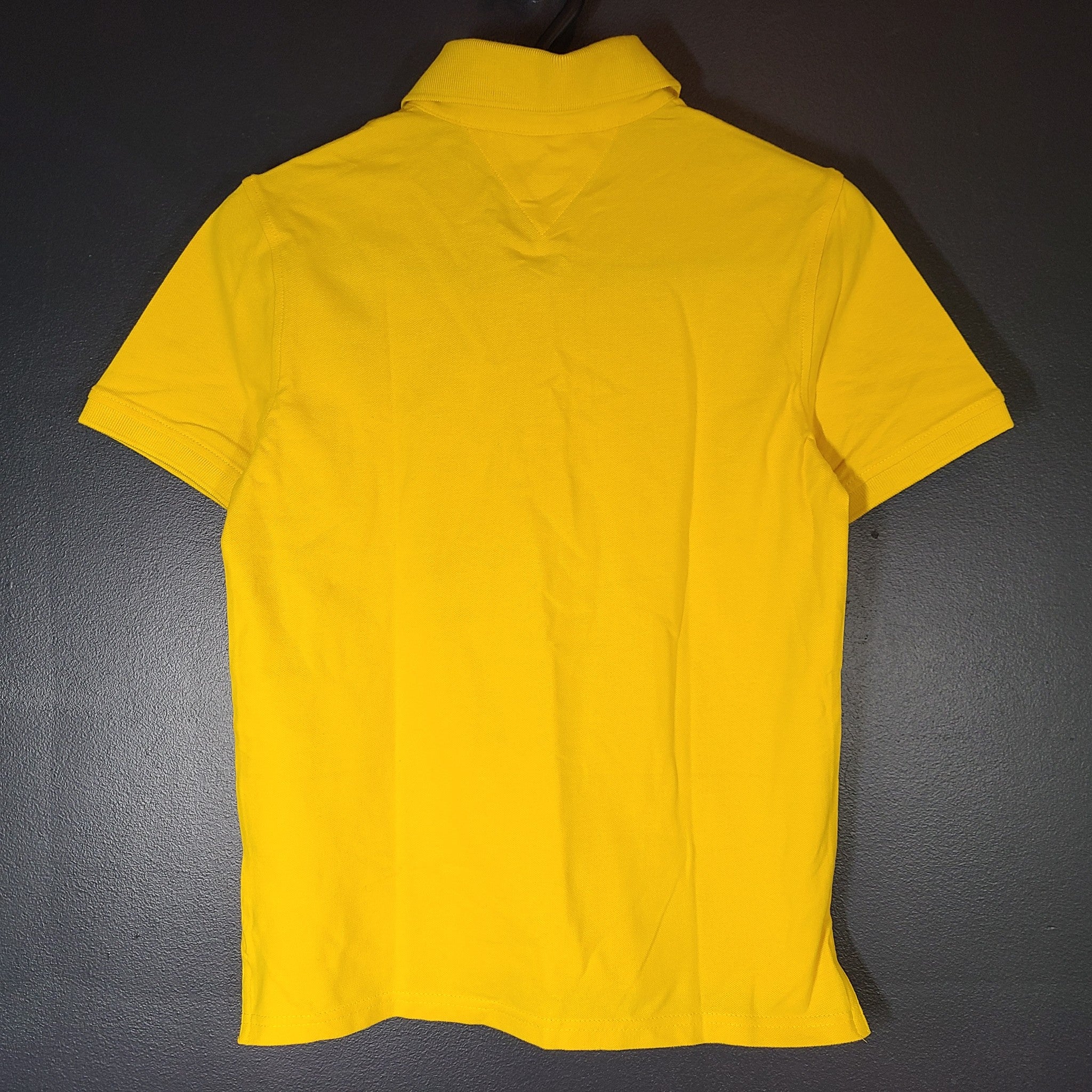 Tommy Hilfiger Teen Youth Polo Shirt Regular Fit Cotton Yellow 71J280 L (12-14)