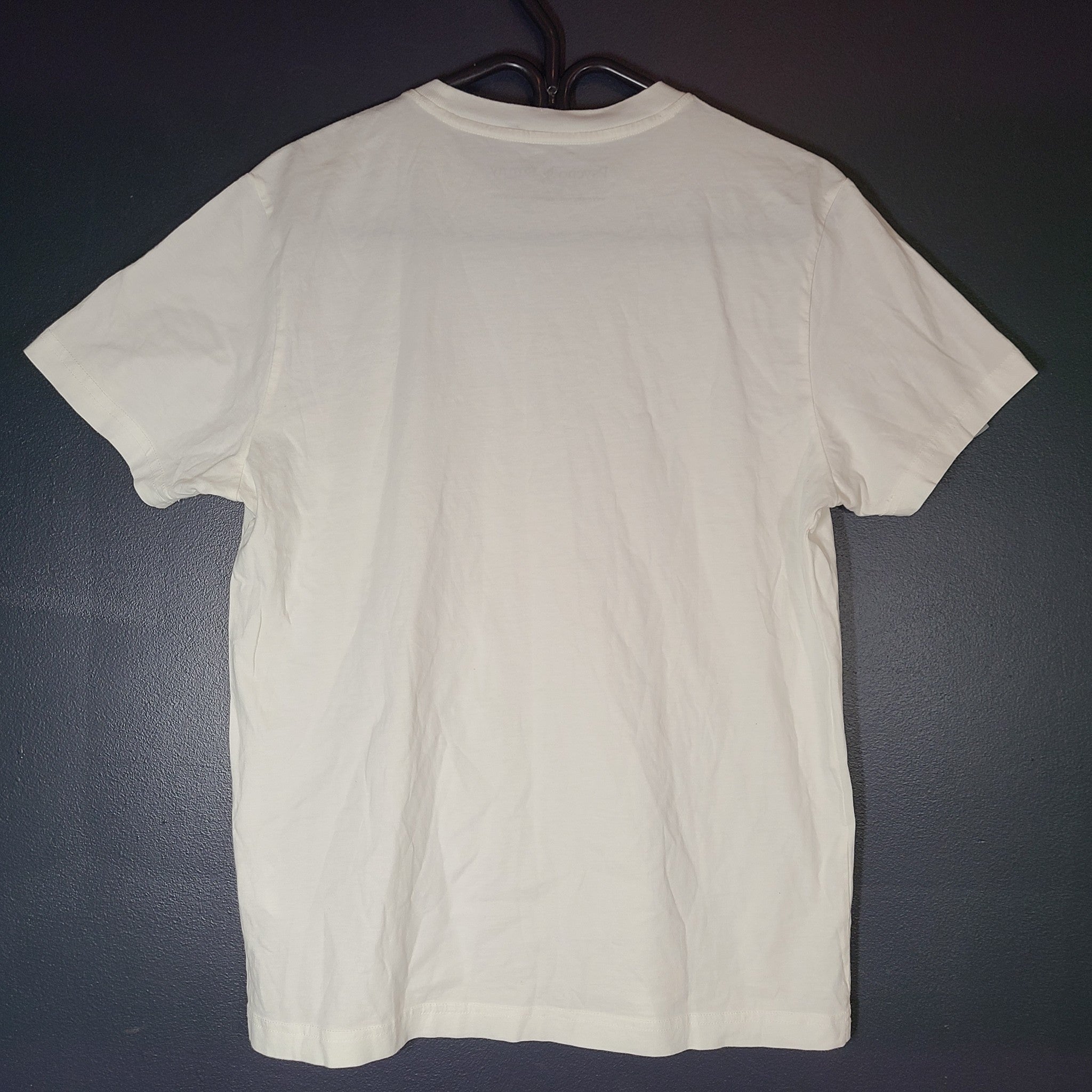 Psycho Bunny Men's Classic Crew Neck Tee Cotton T-Shirt White Sz 4/ S