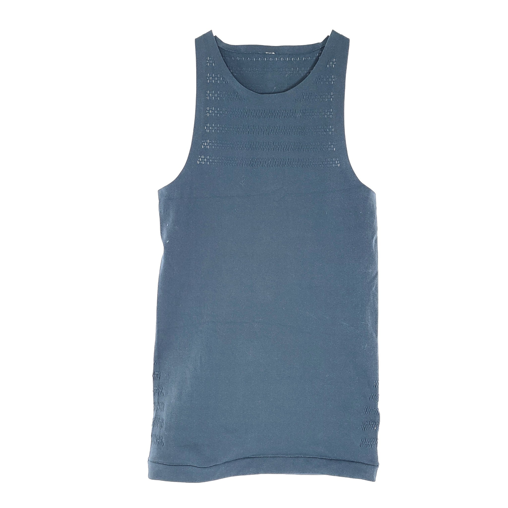 Lululemon Women's Reveal Tank Stripes Top Stretch Yoga Submarine Teal Green Sz S