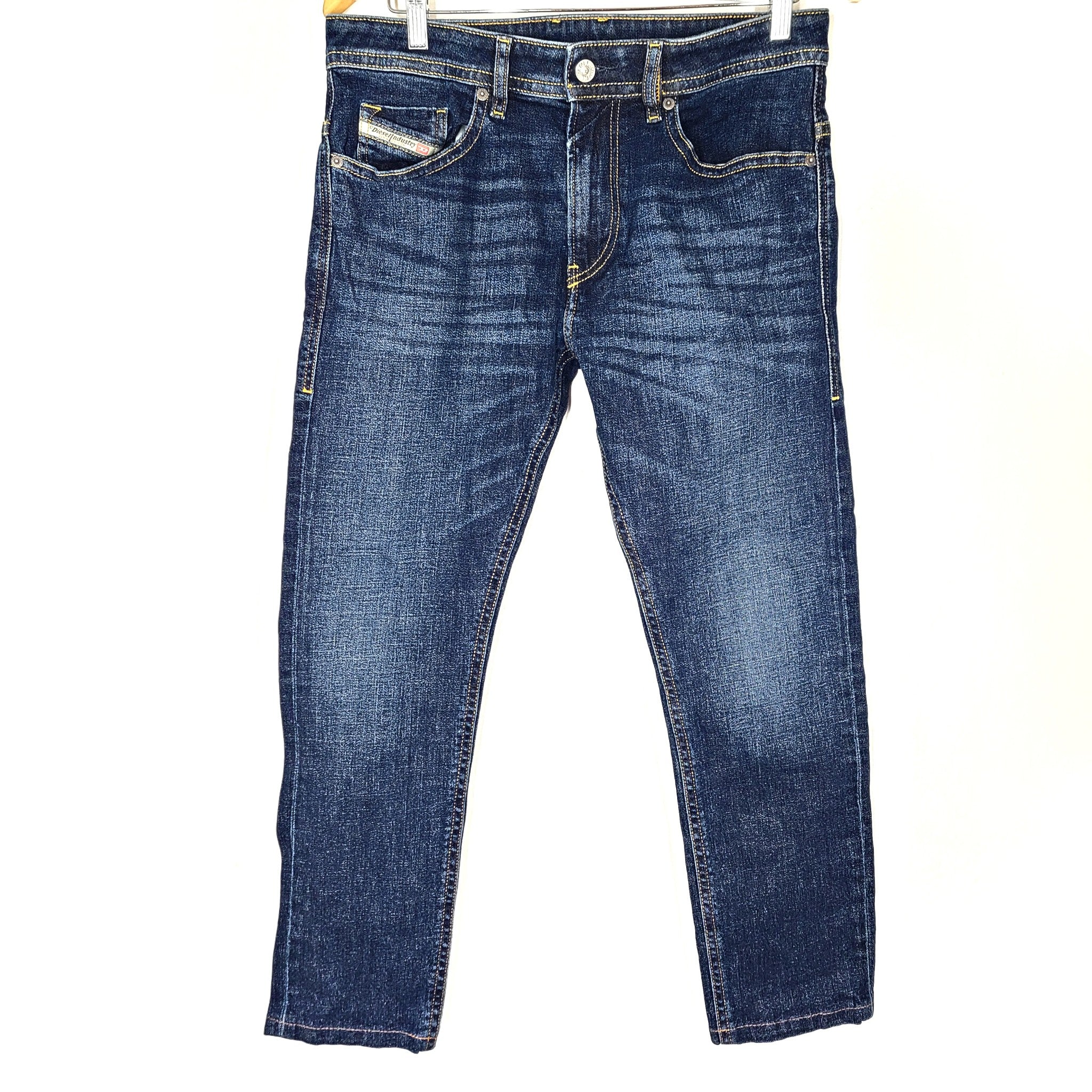 Diesel Men's Thommer-X Straight Leg Blue Jeans Denim Medium Wash Size 32 x 26