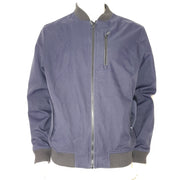Roamers & Seekers Men's Ground 1 Jacket Bomber Ribbed Hem Cuffs Navy Blue Sz XL