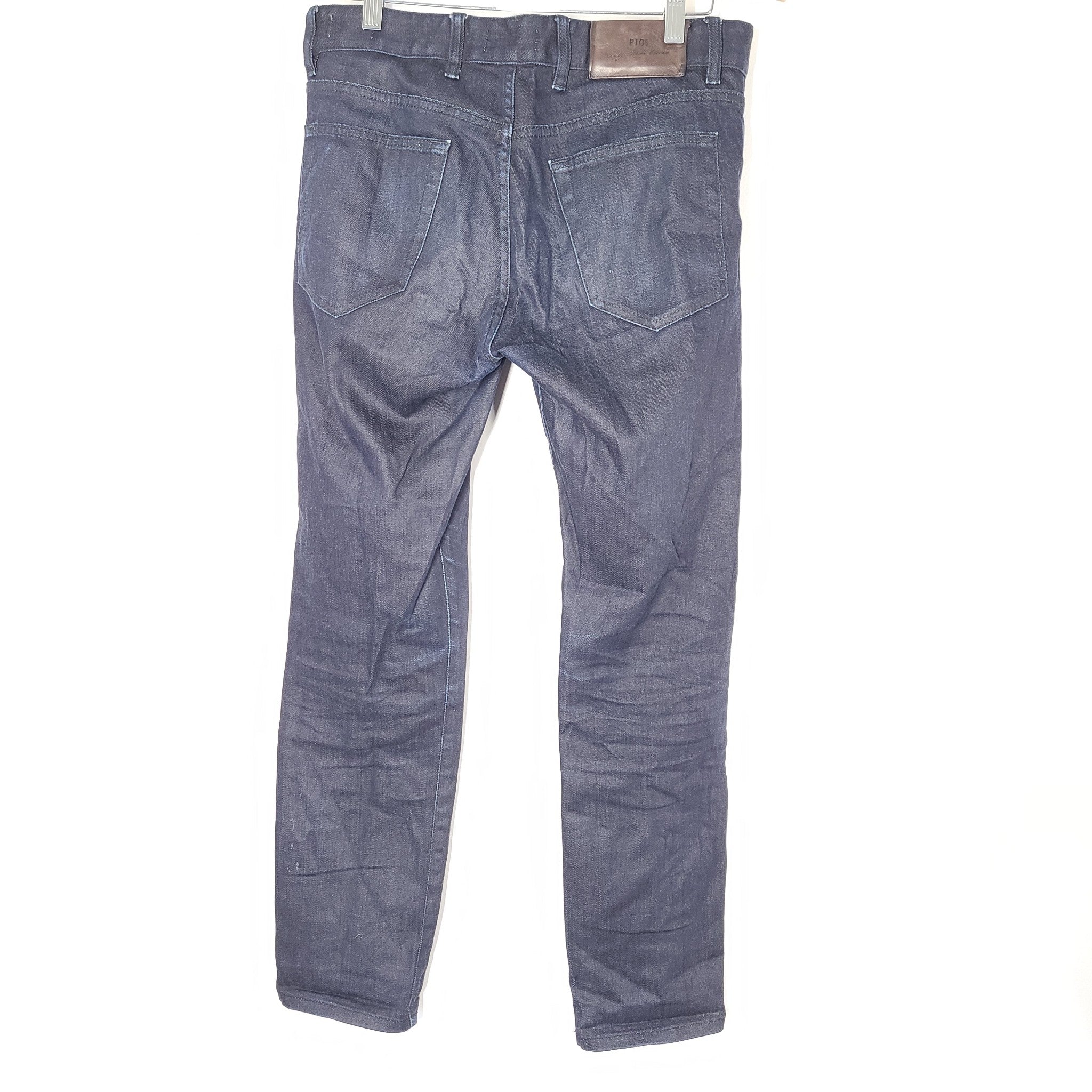 Pantaloni Torino TPT05 Swing Superslim Cotton Jeans Dark Blue Sz 30 (29 inseam)