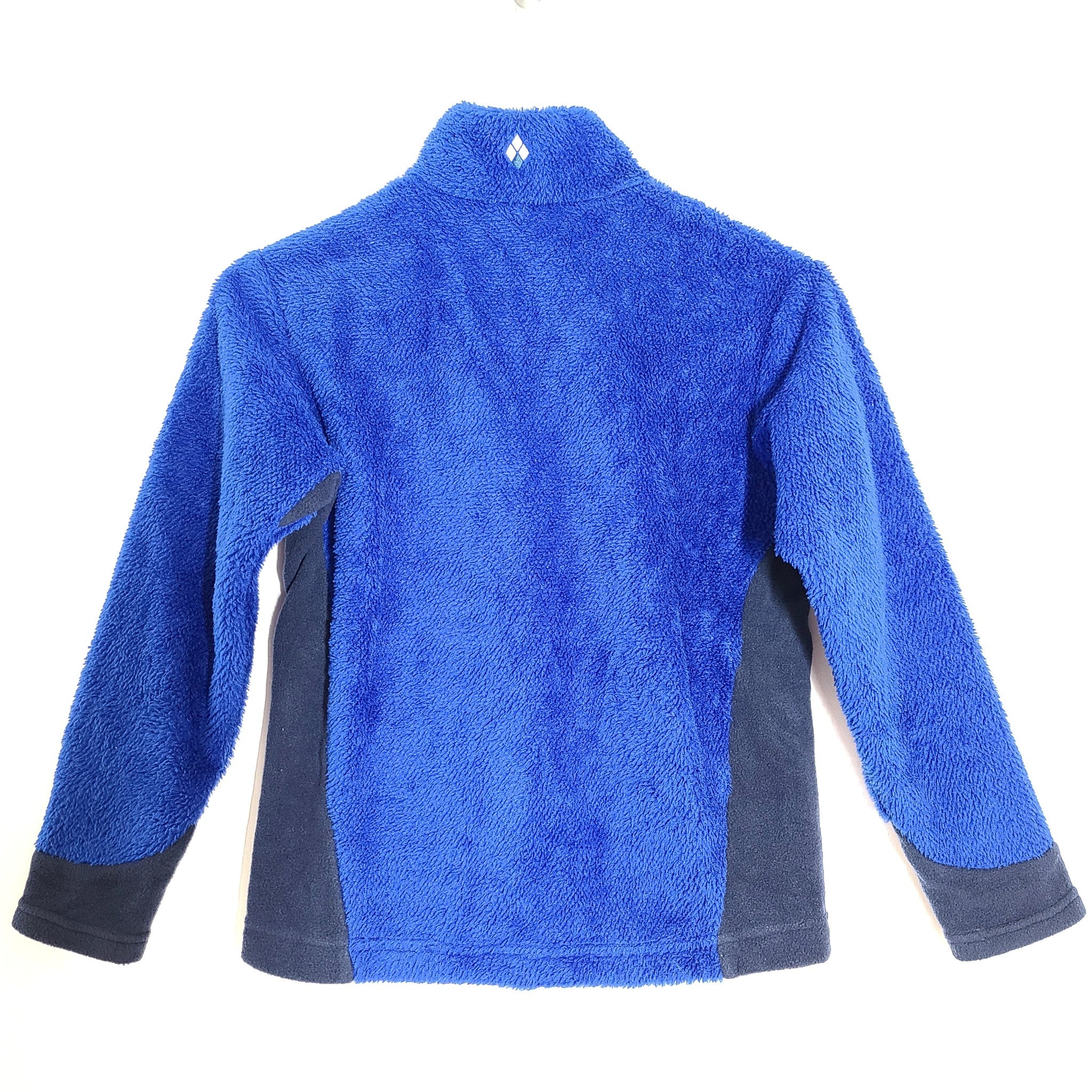 Montbell Kids' Light Fleece Insulating Jacket Cllimaair Blue 1106697 Sz 9/10