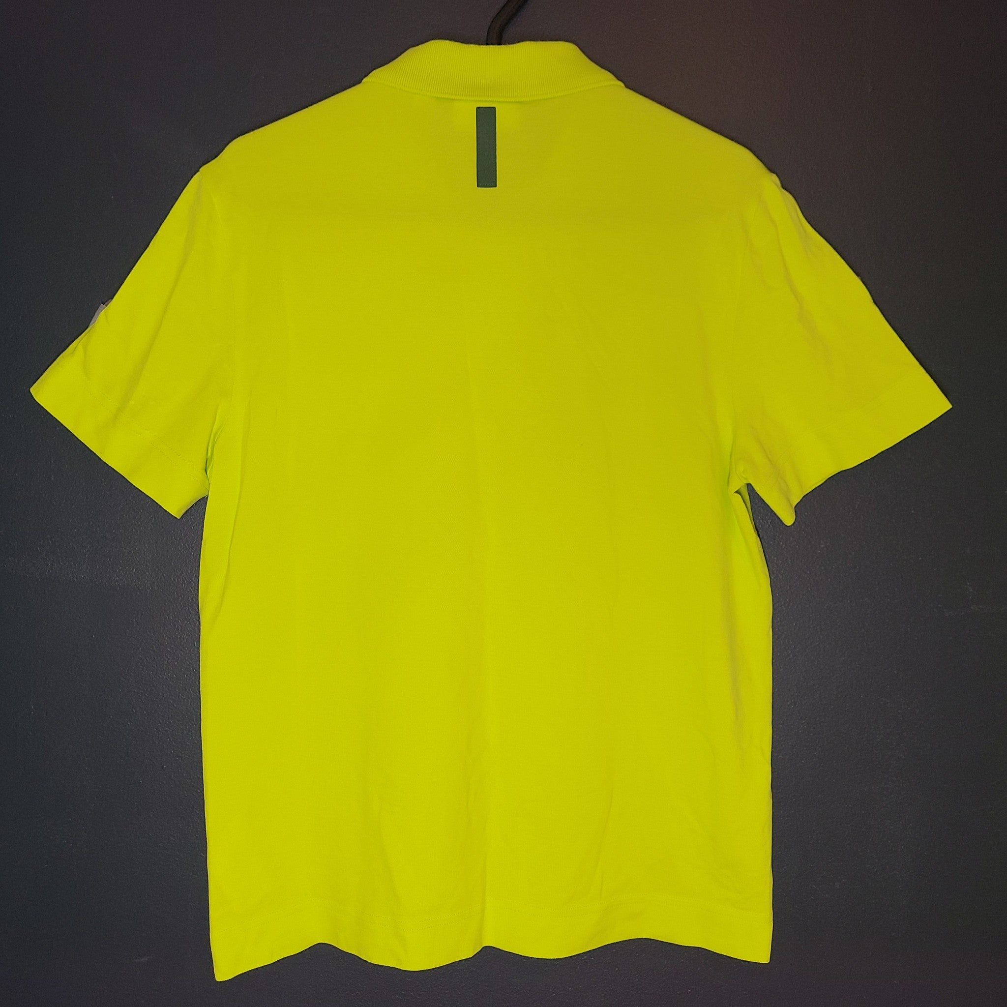 Lacoste Men's Ultralight Pique Movement Polo Shirt Cotton Neon Green M (4)