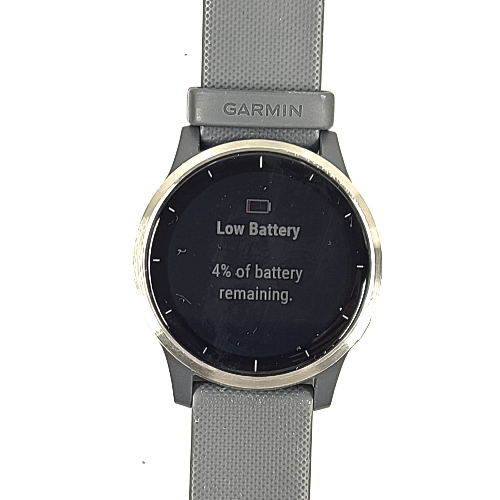 Garmin Vivoactive 4 Men's Watch GPS Smartwatch Sport Black Gray Rubber 45mm