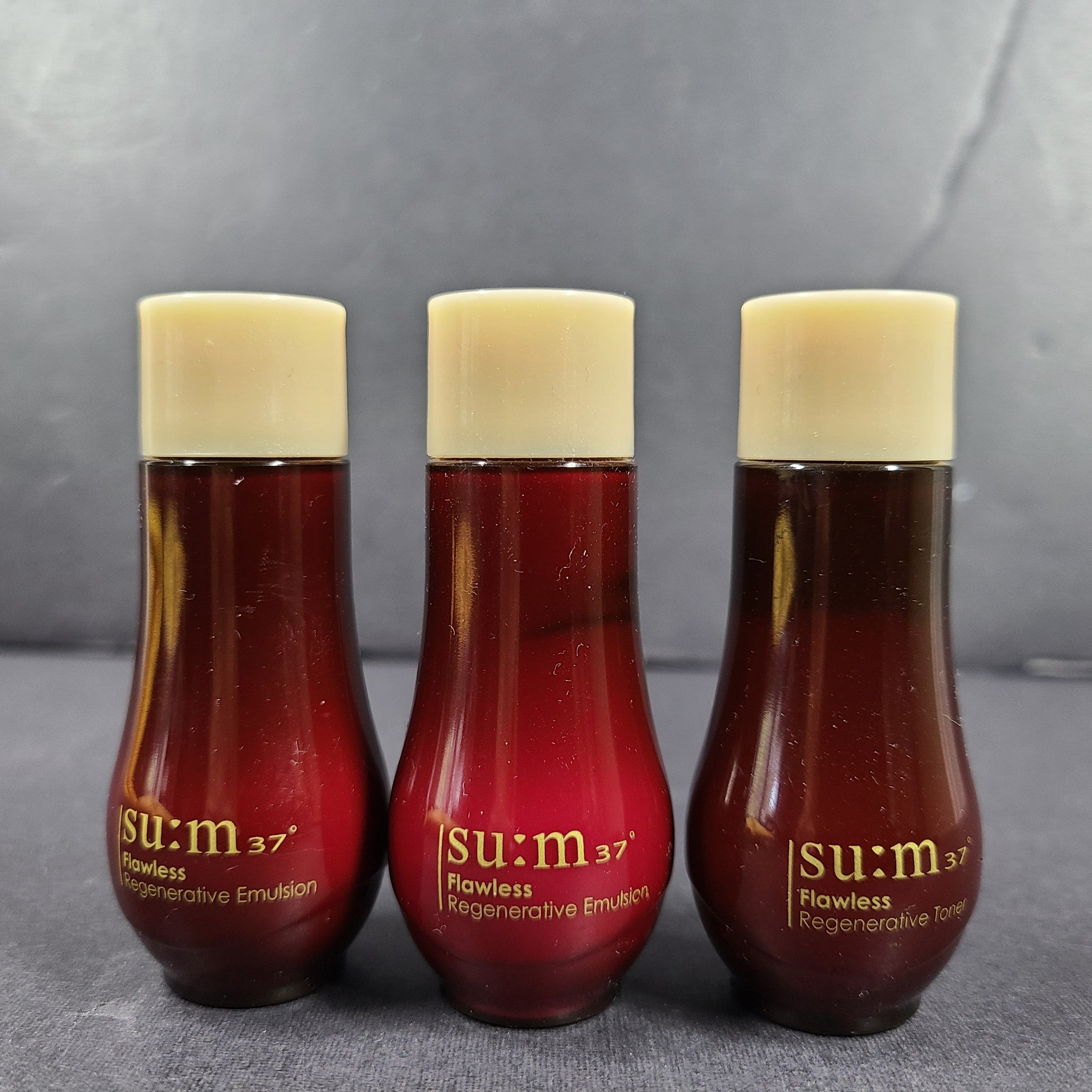 3 x 20ml Su:m37 Sum37 Flawless Regenerative Emulsion