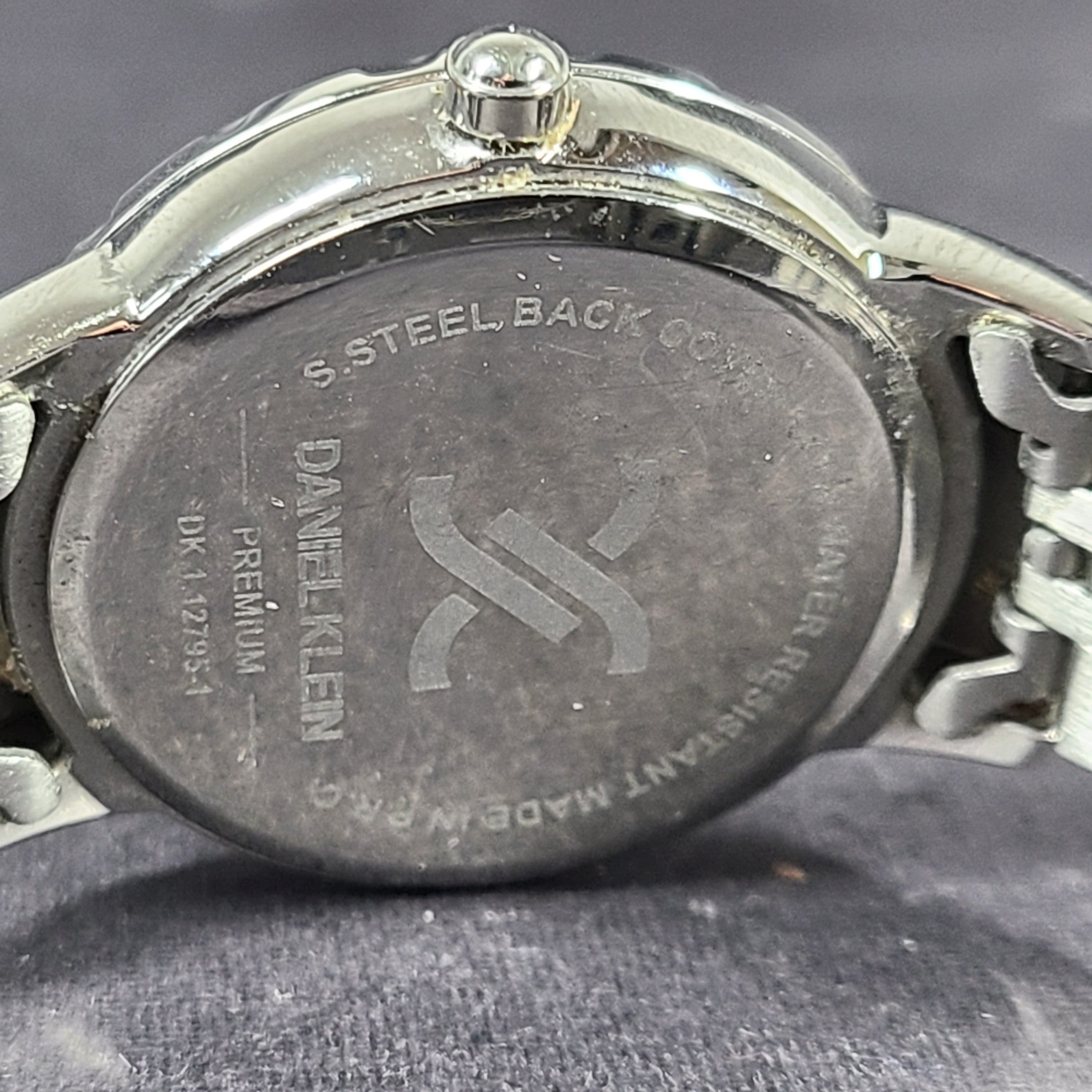 Daniel Klein Women's Watch Premium Stainless Steel Silver Crystal Markers