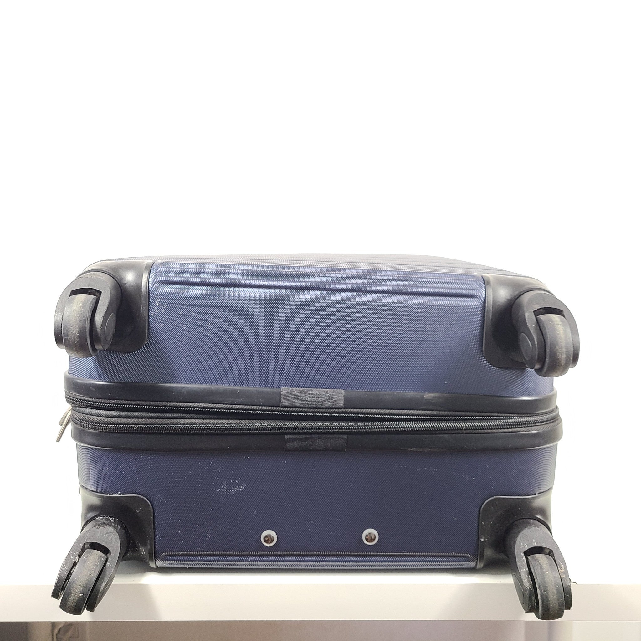 Atlantic 25" Spinner Expandable Check In Luggage Hardcase Navy Blue