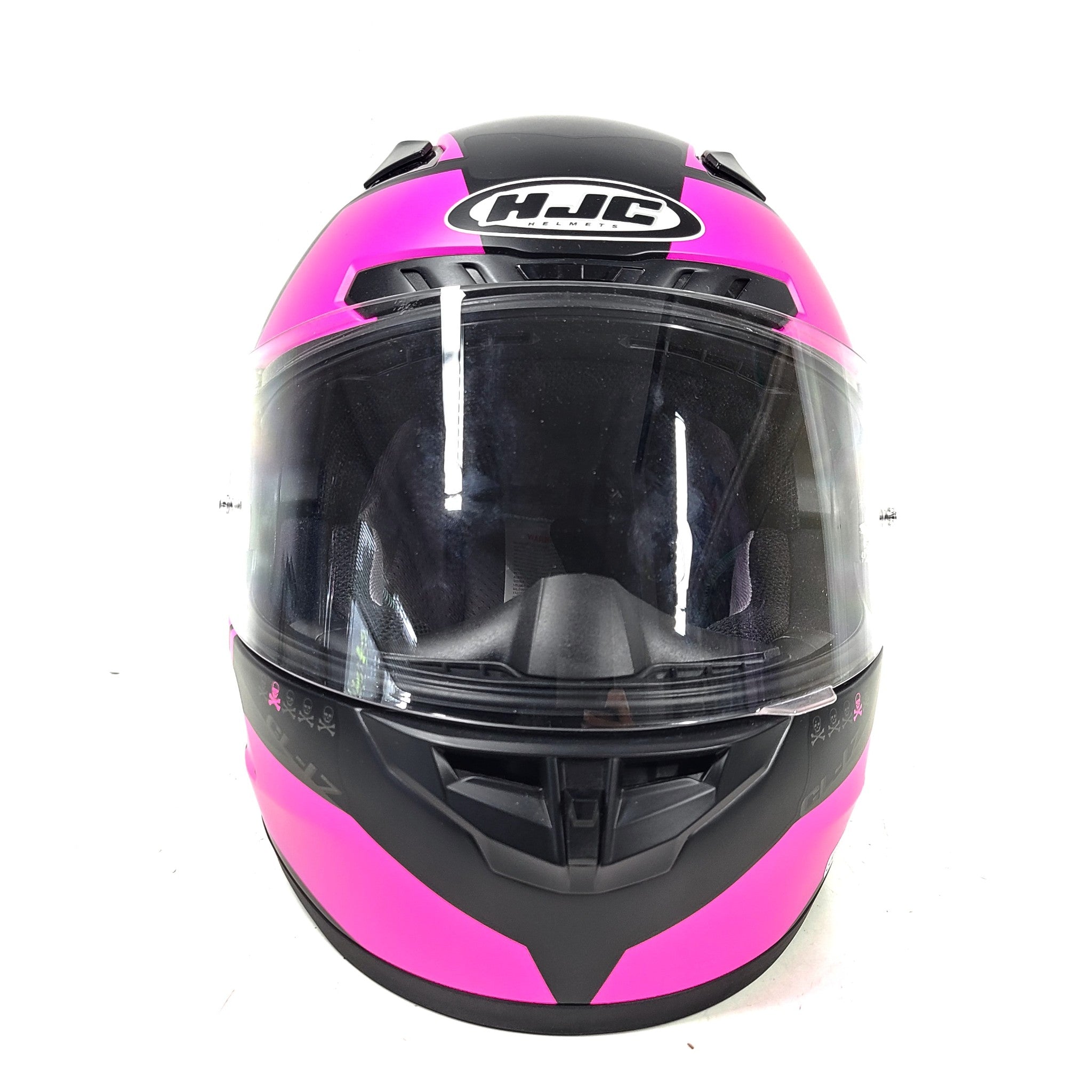 HJC CL-17 Motorcycle Helmet Full Face Black/Pink Size M (58-59)