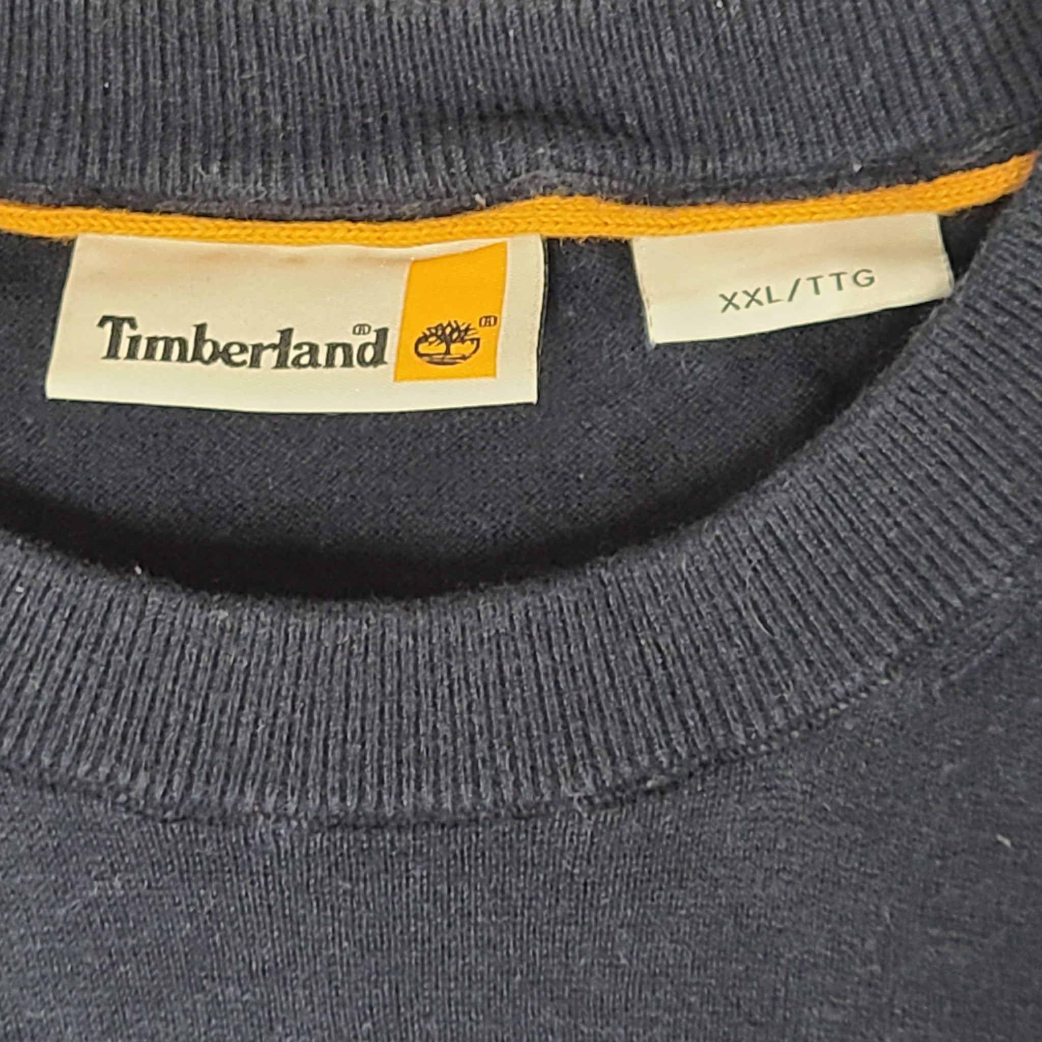 Timberland Men's "William" Pullover Sweater Knit Navy Blue Sz 2XL
