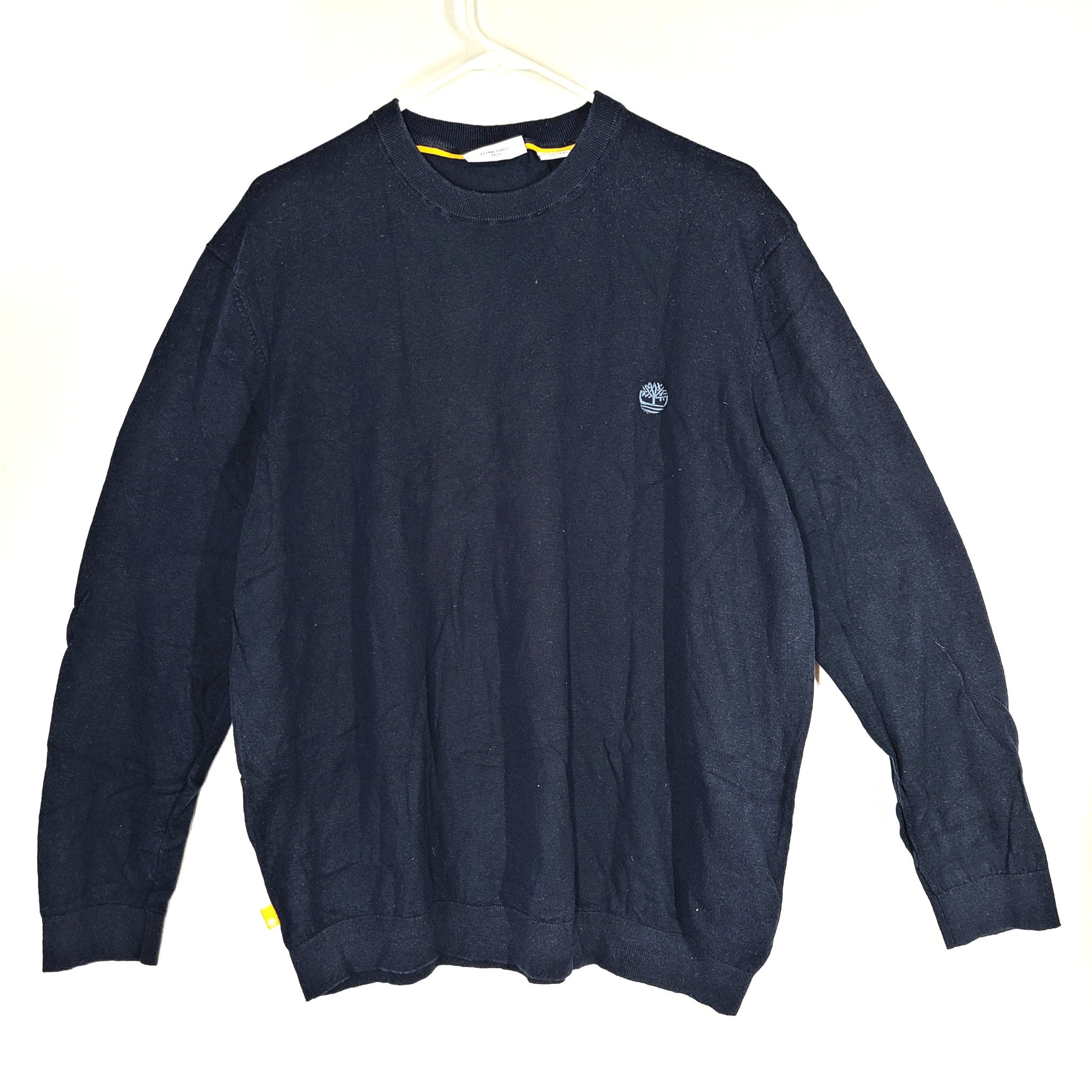 Timberland Men's "William" Pullover Sweater Knit Navy Blue Sz 2XL