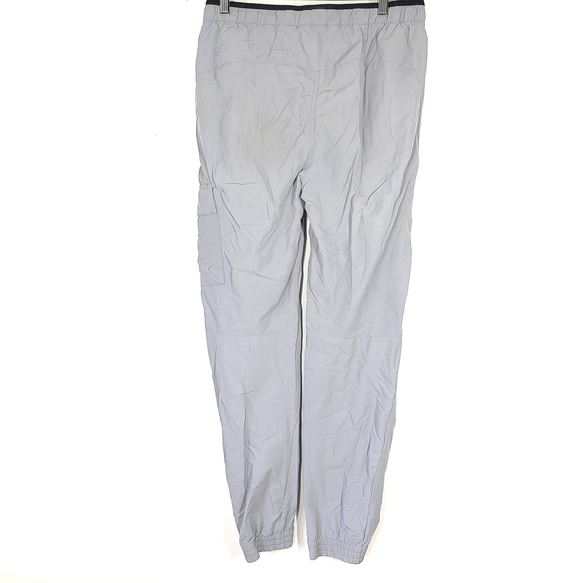 The North Face TNF Men’s Cargo Pants Pull On Nylon Track Pants Light Gray Sz S