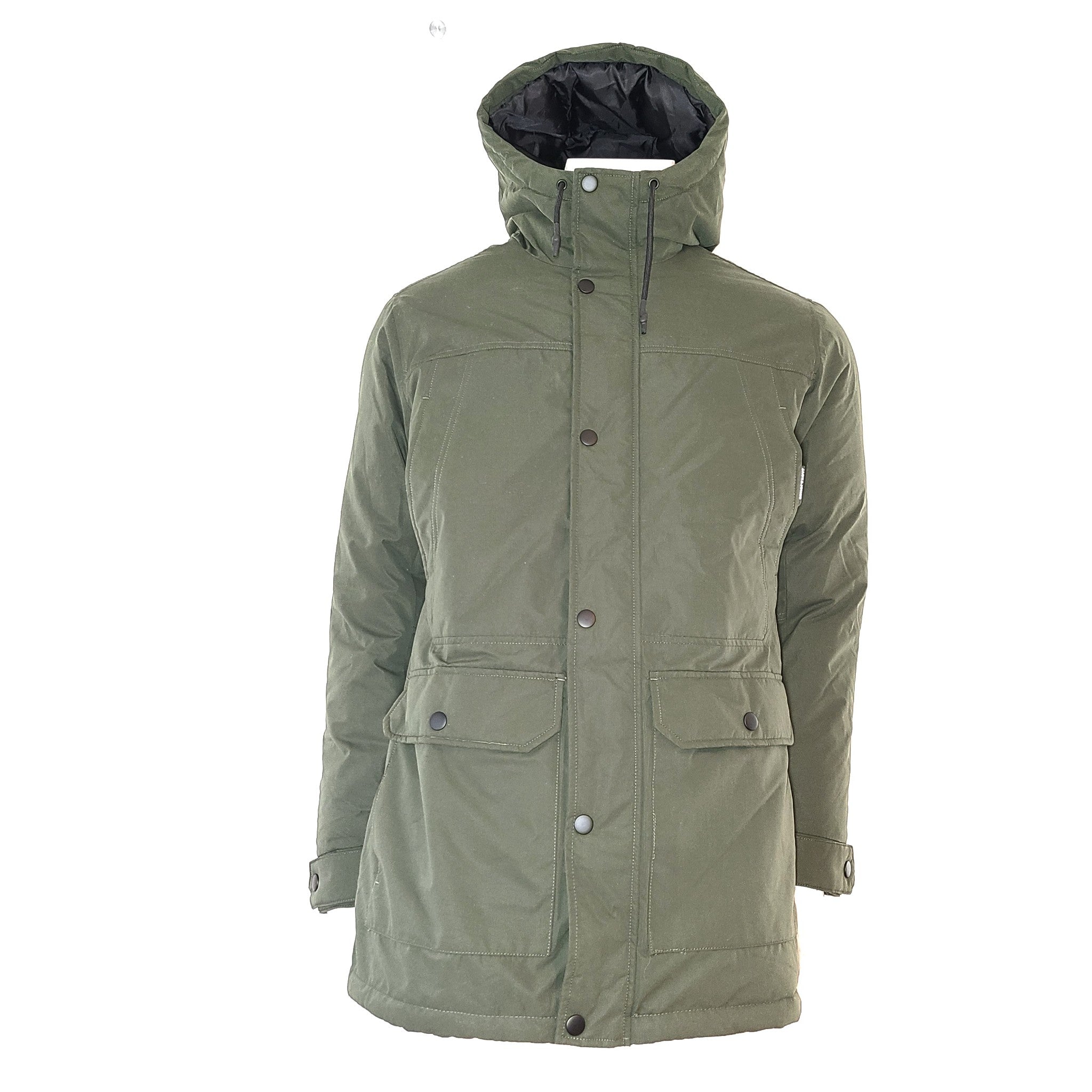 Jack & Jones Men's JJWinner Parka Winter Coat Insulated Jacket Green Size L