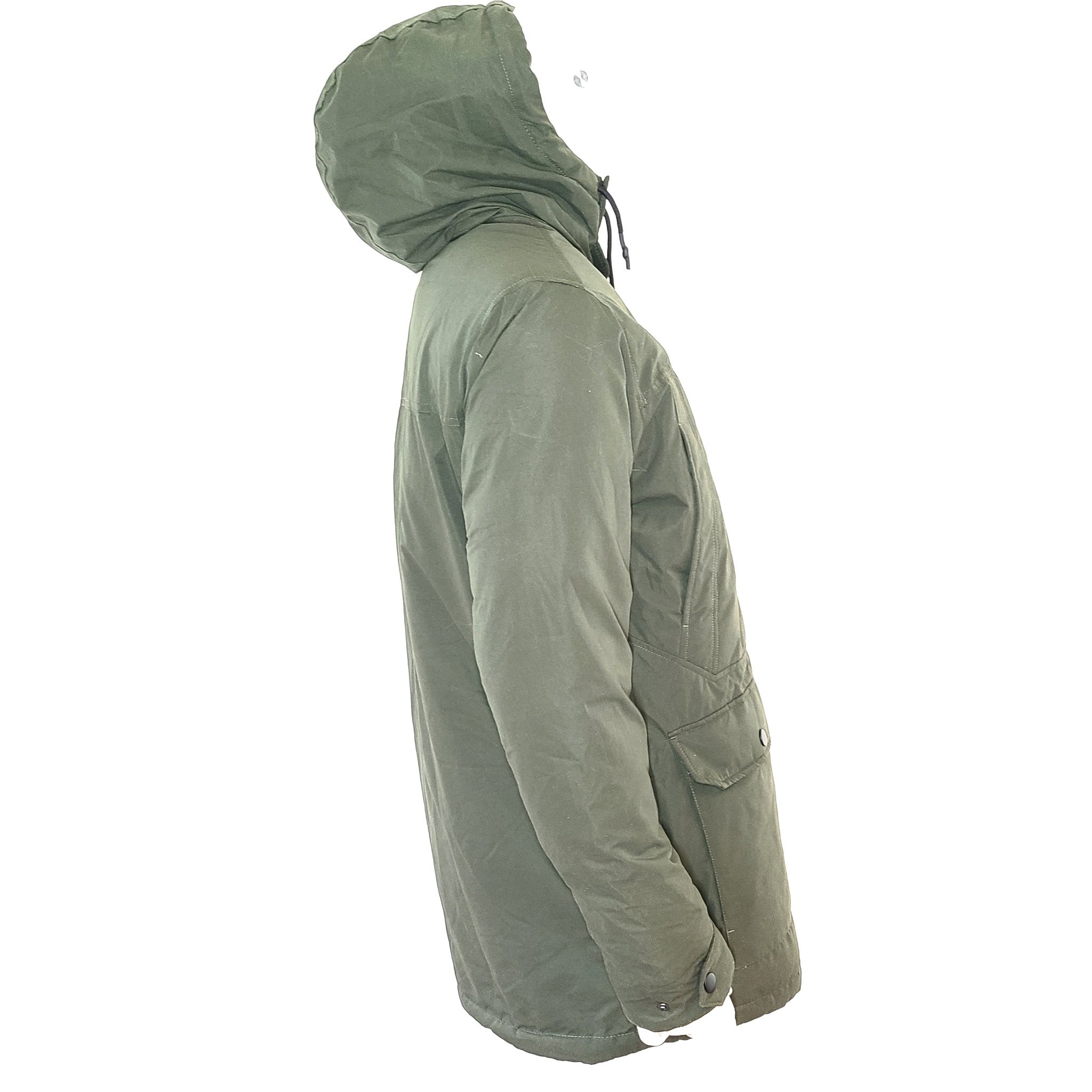Jack & Jones Men's JJWinner Parka Winter Coat Insulated Jacket Green Size L