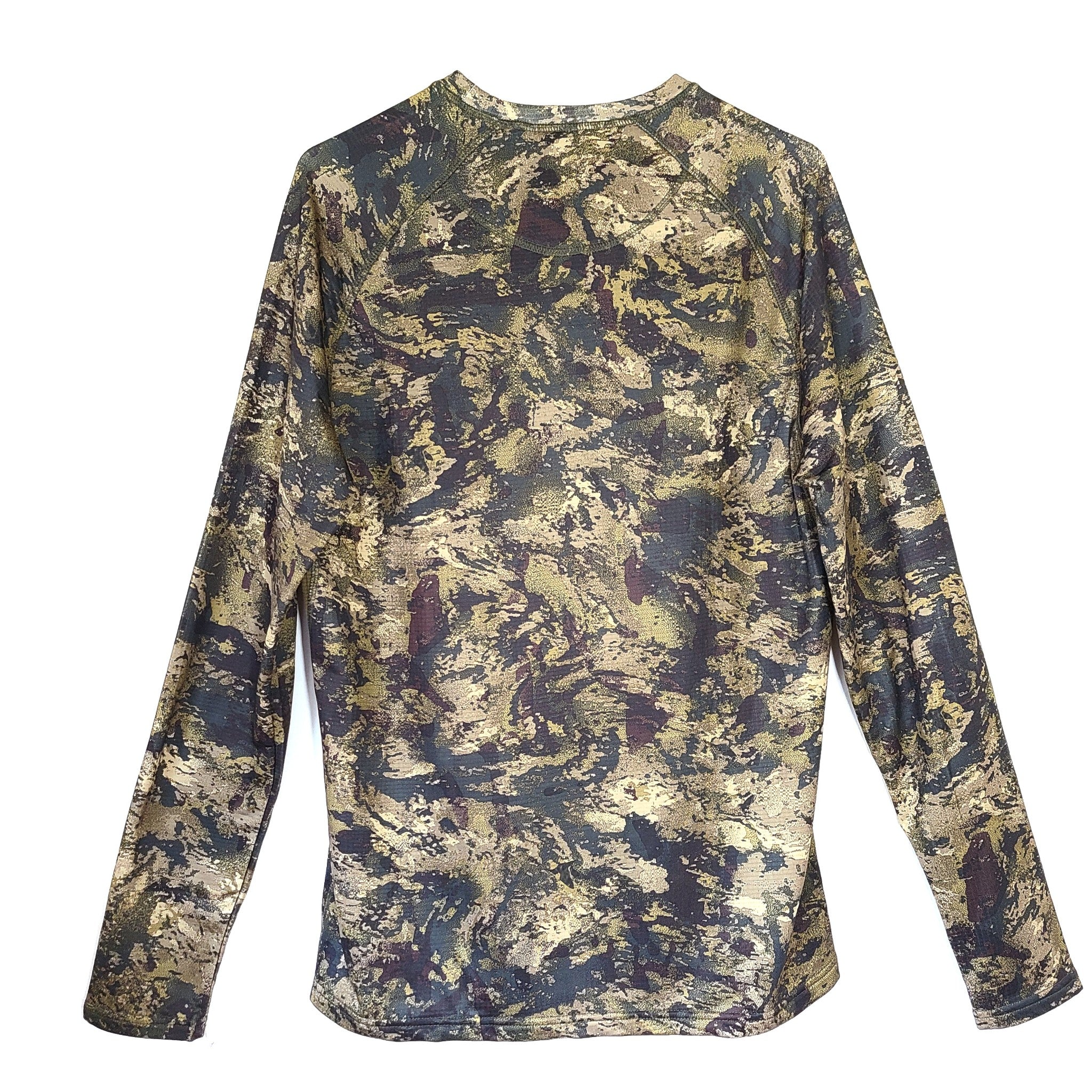 Seeland Long Sleeve Shirt Active Camo Stretchy and Camouflaged Sz M