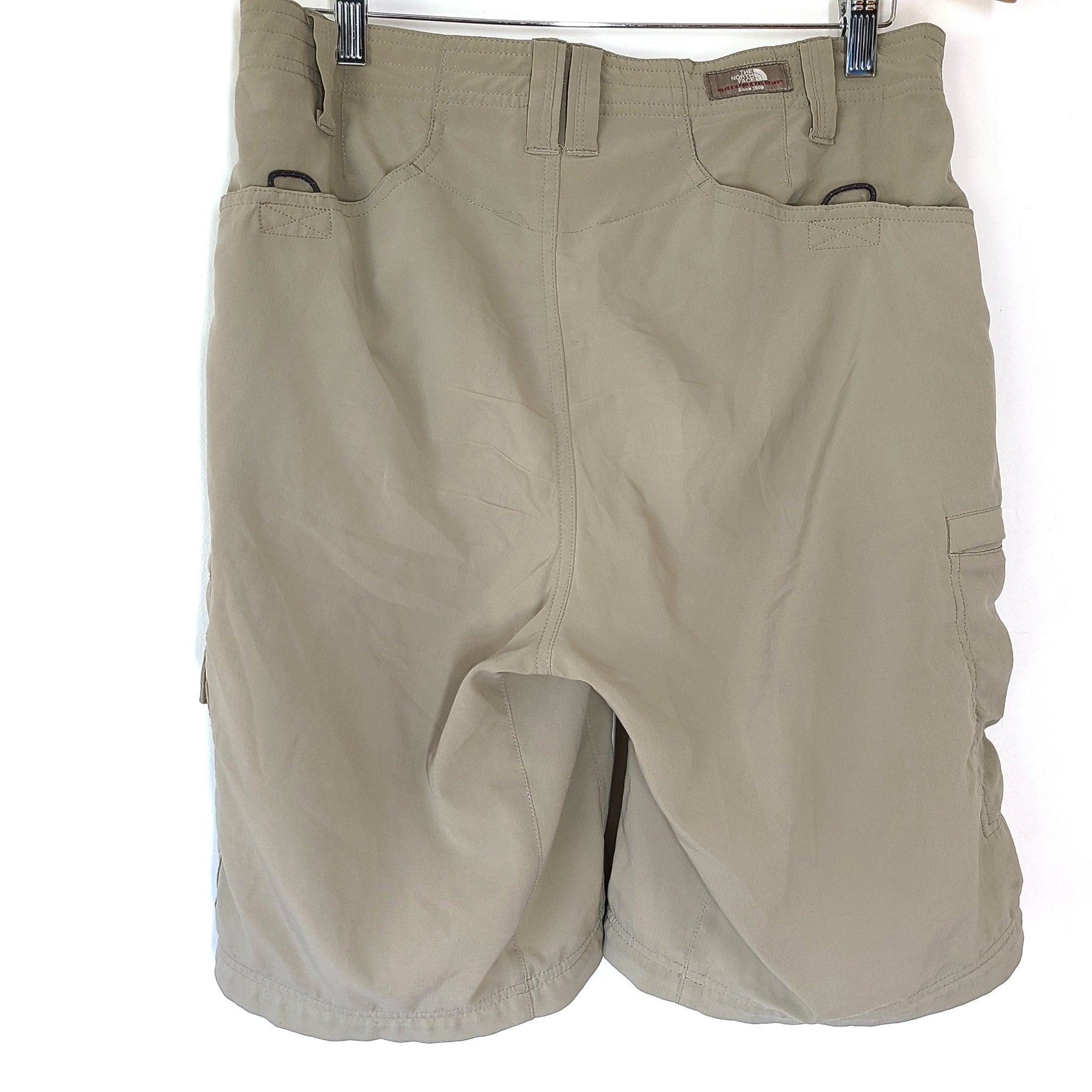 The North Face TNF Men's Convertible Cargo Pants Beige Sz 30 - Shorts ONLY