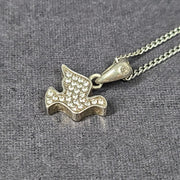 Pandora Symbol of Hope Dove Pendant Necklace 925 Sterling Silver 20" 791350CZ