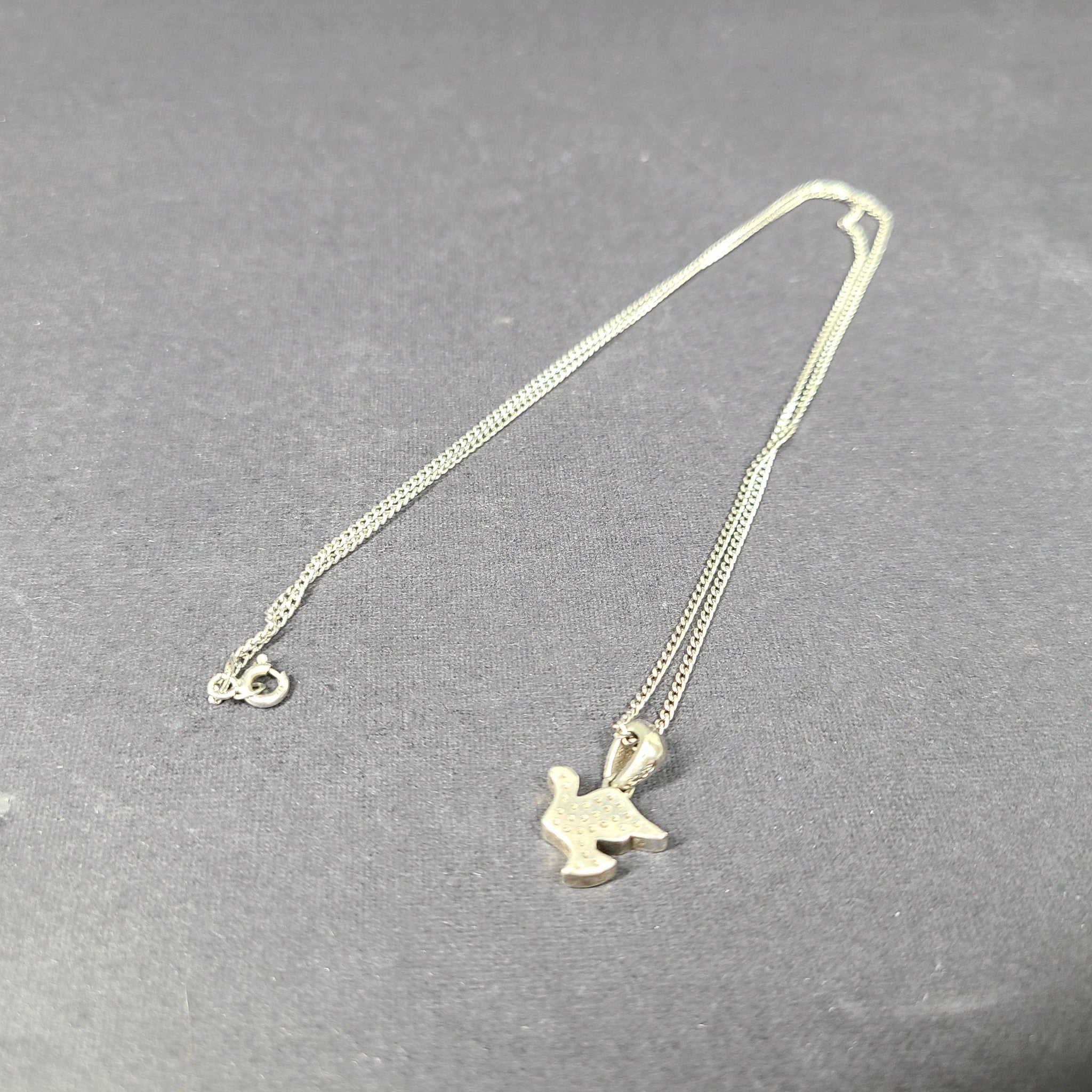 Pandora Symbol of Hope Dove Pendant Necklace 925 Sterling Silver 20" 791350CZ