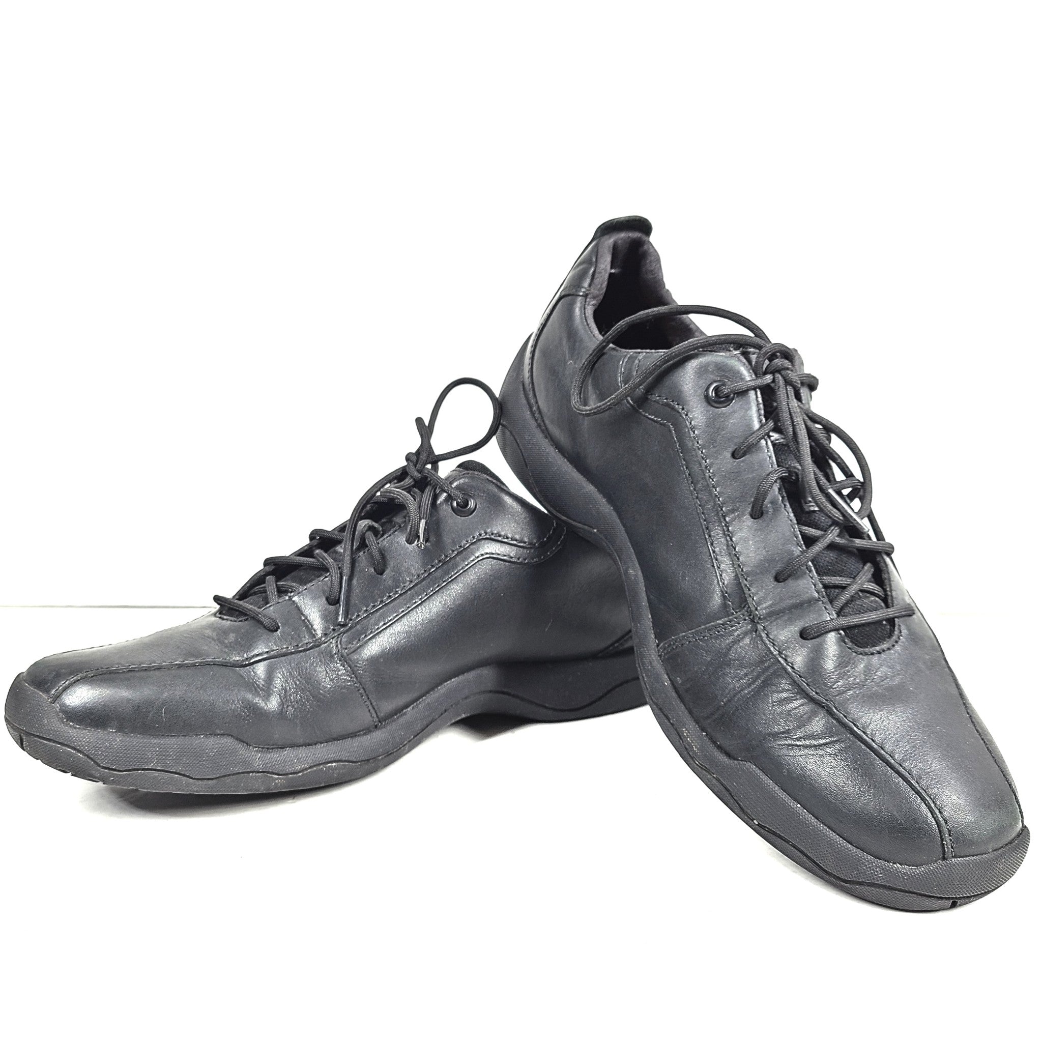Timberland Men's Earthkeepers Oxford Leather Shoes 721119 Black Sz 9.5 READ