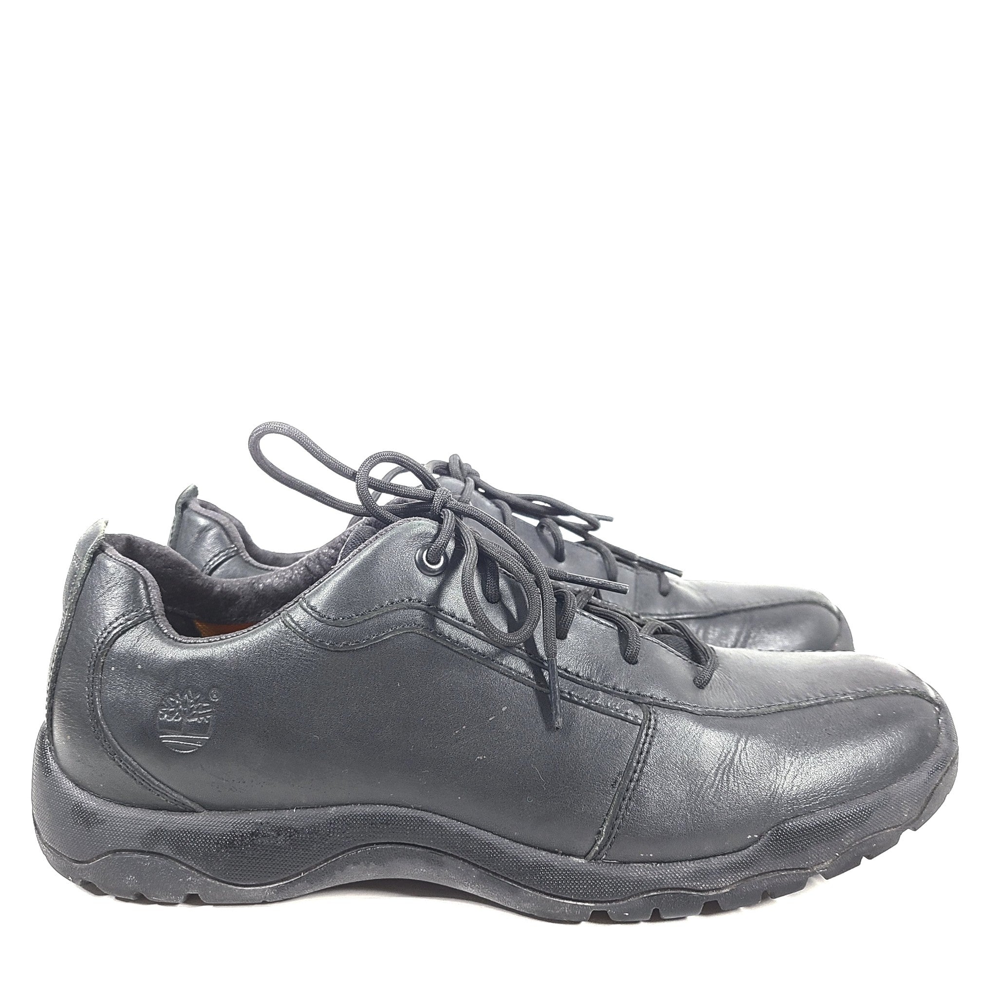 Timberland Men's Earthkeepers Oxford Leather Shoes 721119 Black Sz 9.5 READ