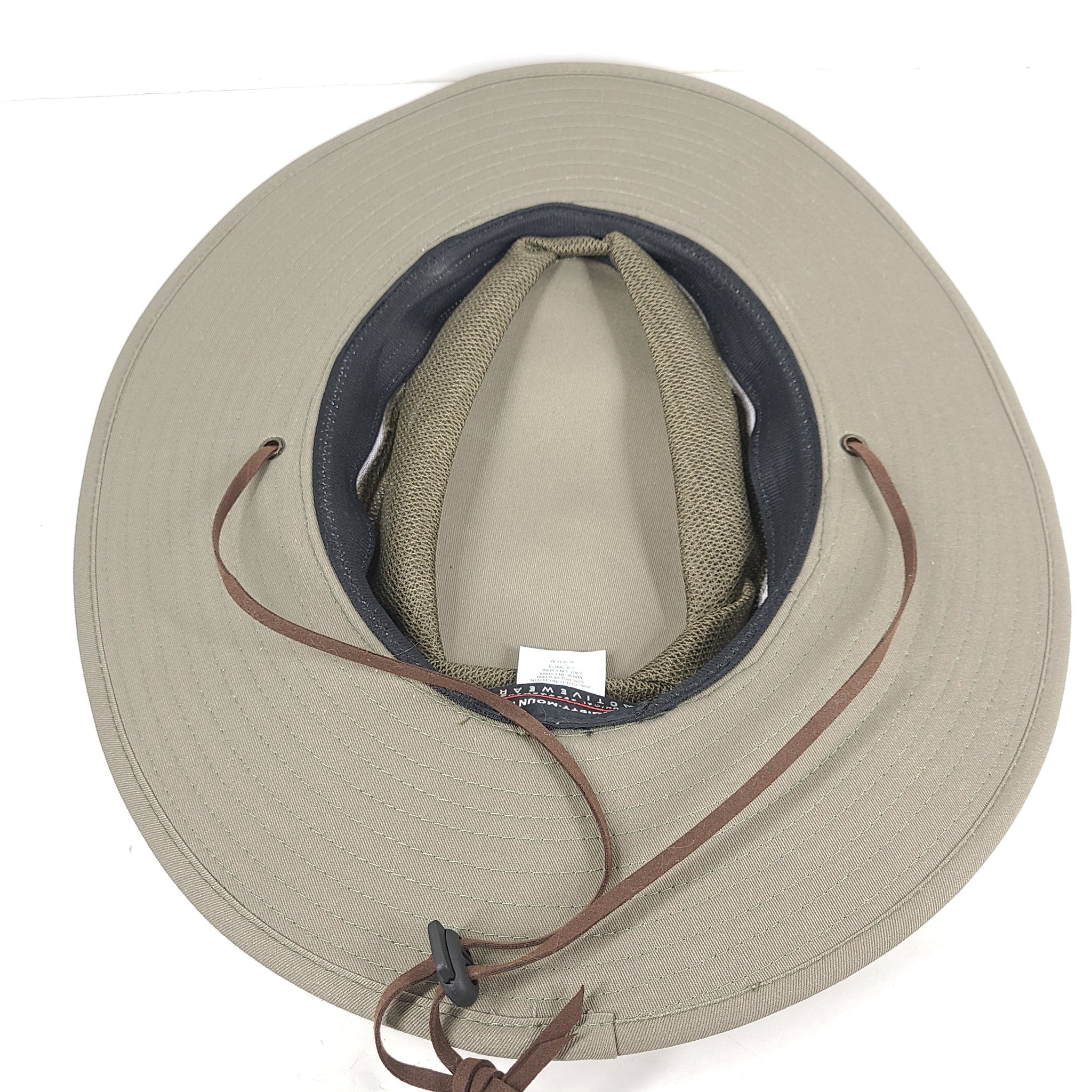 Misty Mountain Men's Wide Brimmed Boonie Hat Technical Performance Green XL