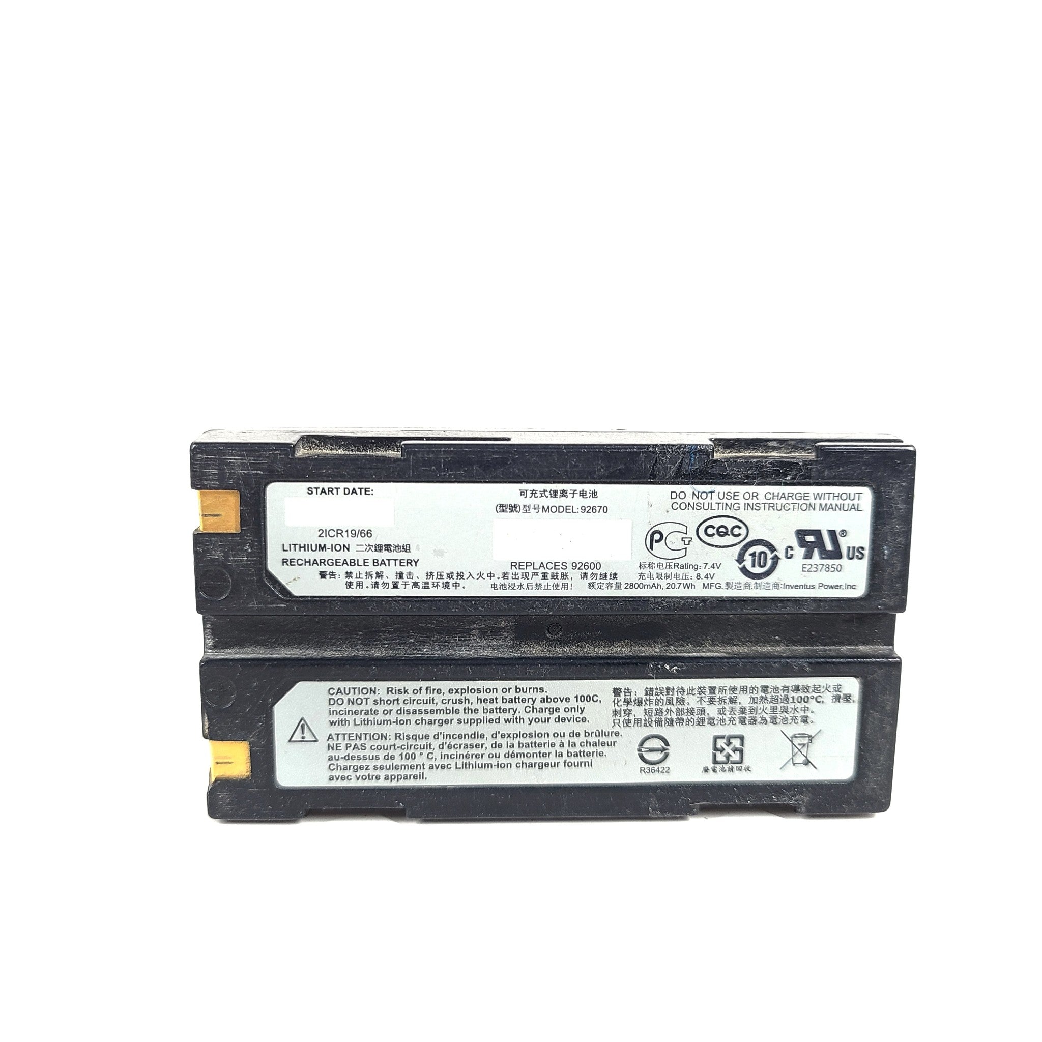 OEM Trimble Rechargeable Li-Ion Battery For Smart Antenna GNSS Receiver 92670