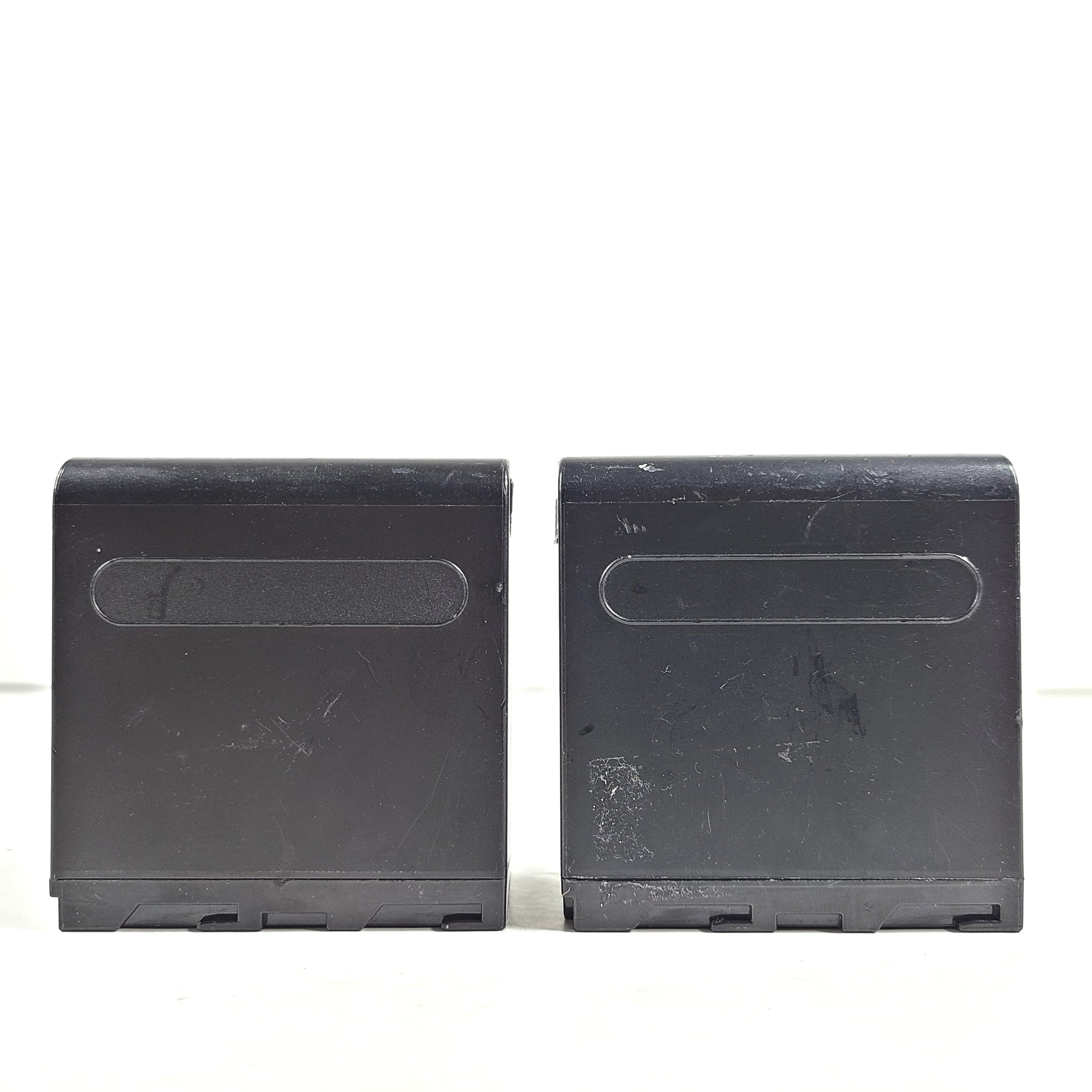 Lot of 2 Powerextra battery NP-F960 7.4V 48.8Wh 6600mAh
