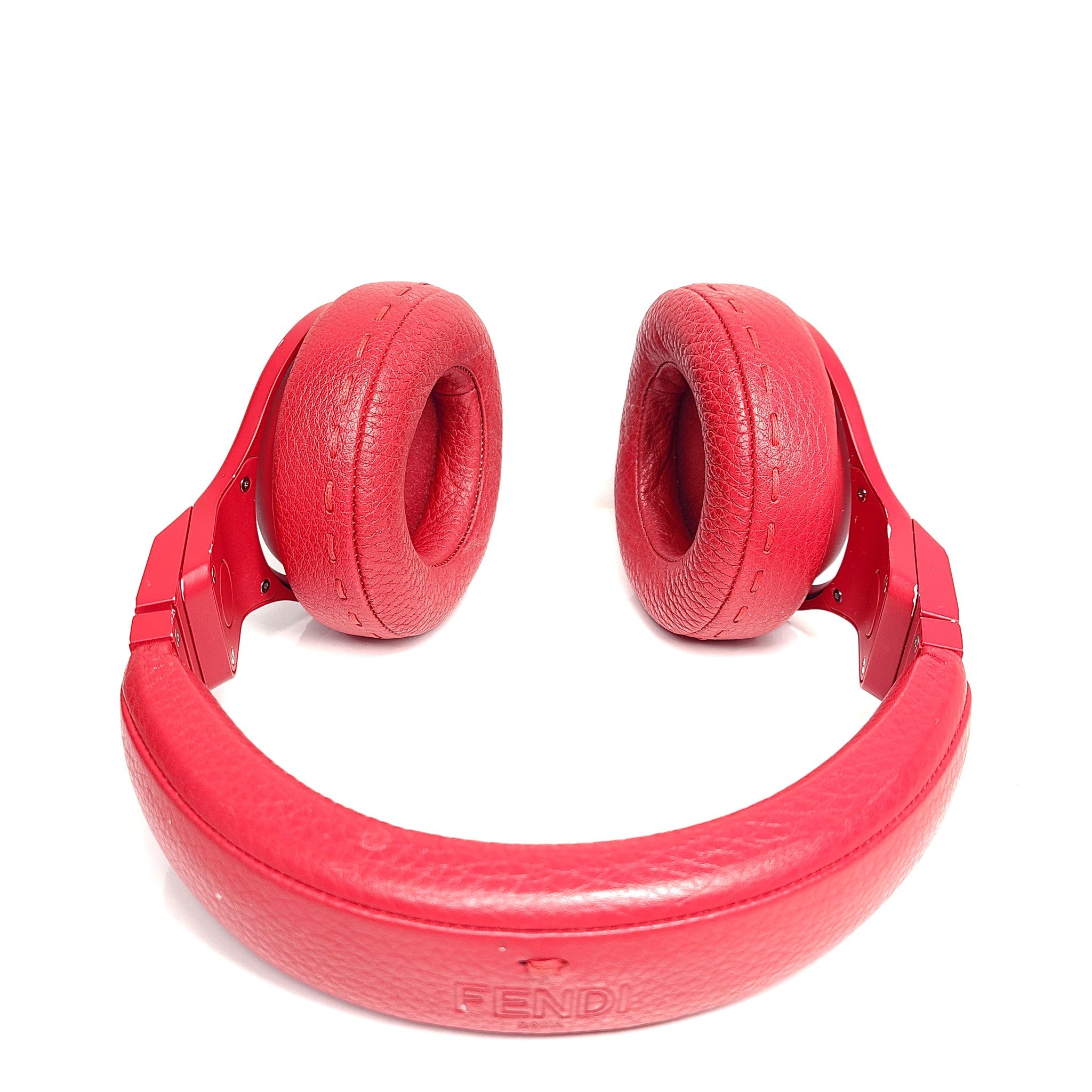 Fendi x Beats by Dre Beats PRO Headphones Leather Over-Ear Wired - Red